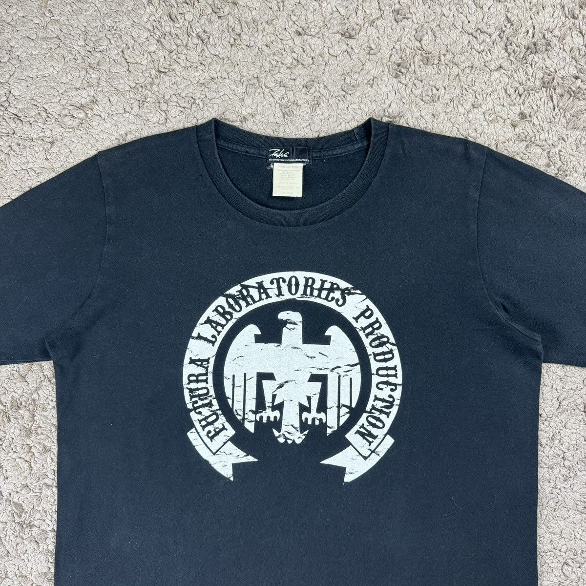 Futura Vintage Future Laboratories Military/Army Graphic T-shirt Size US L / EU 52-54 / 3 - 5 Thumbnail