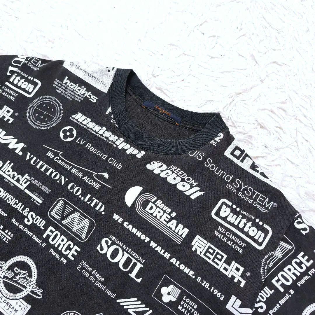 Louis Vuitton Louis Vuitton All-Over Logo Tee Black Size US M / EU 48-50 / 2 - 2 Thumbnail
