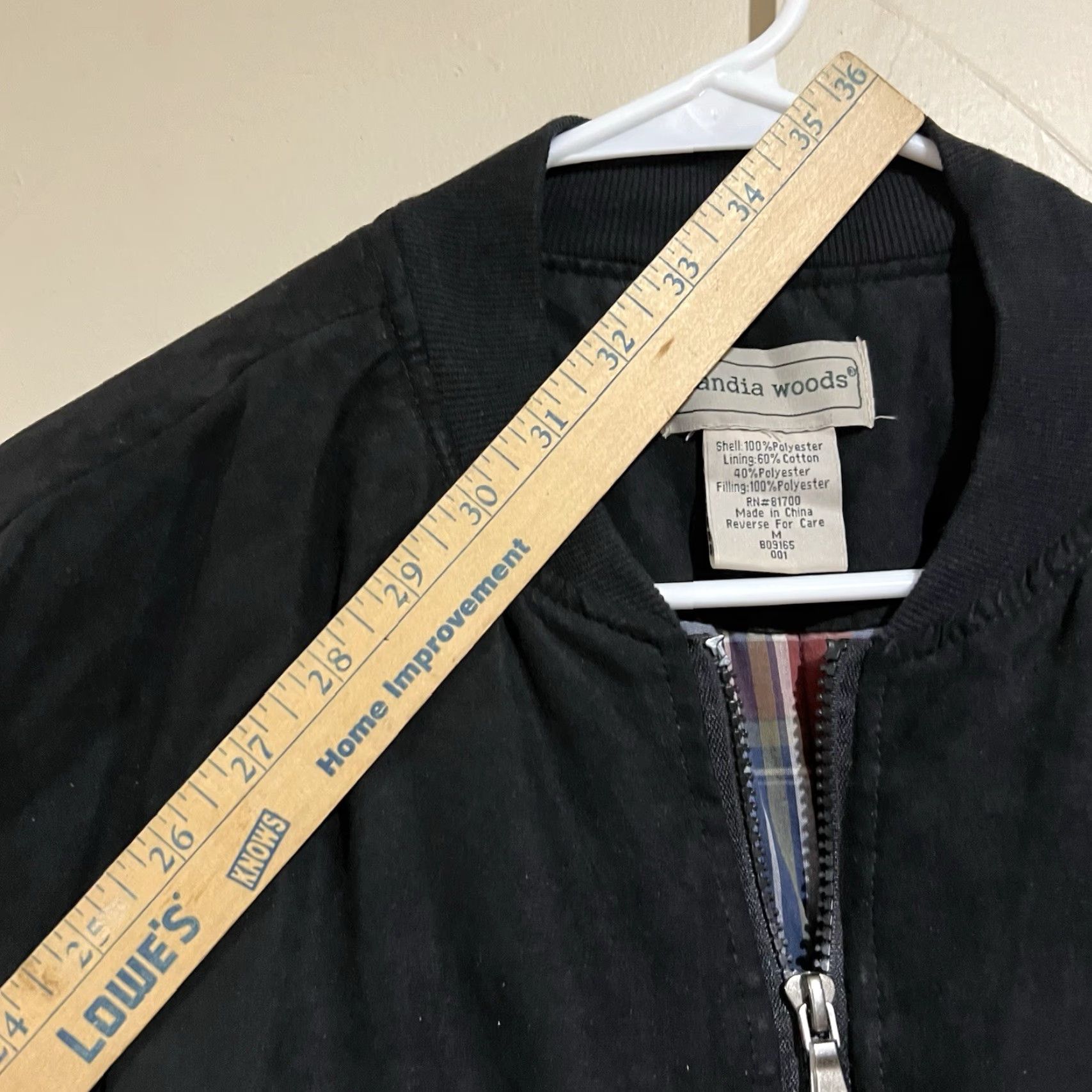 Vintage VINTAGE Scandia Woods Jacket Bomber Men’s Medium Black Polyester Scandia Woods Mens Jacket Bomber Black Medium Size US M / EU 48-50 / 2 - 6 Thumbnail