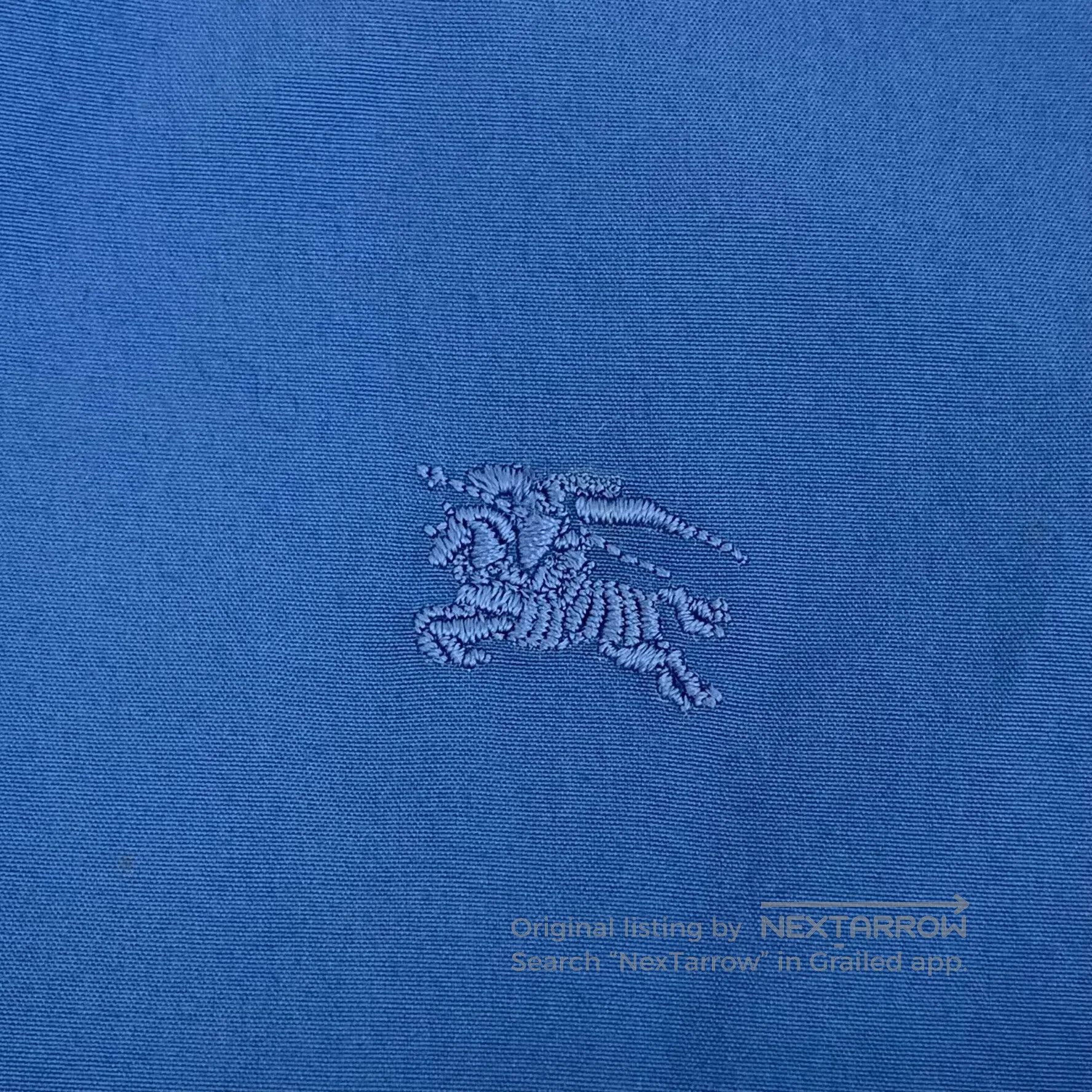 Burberry Burberry Blue war horse knight embroidery cotton lapel sin Size US S / EU 44-46 / 1 - 5 Thumbnail