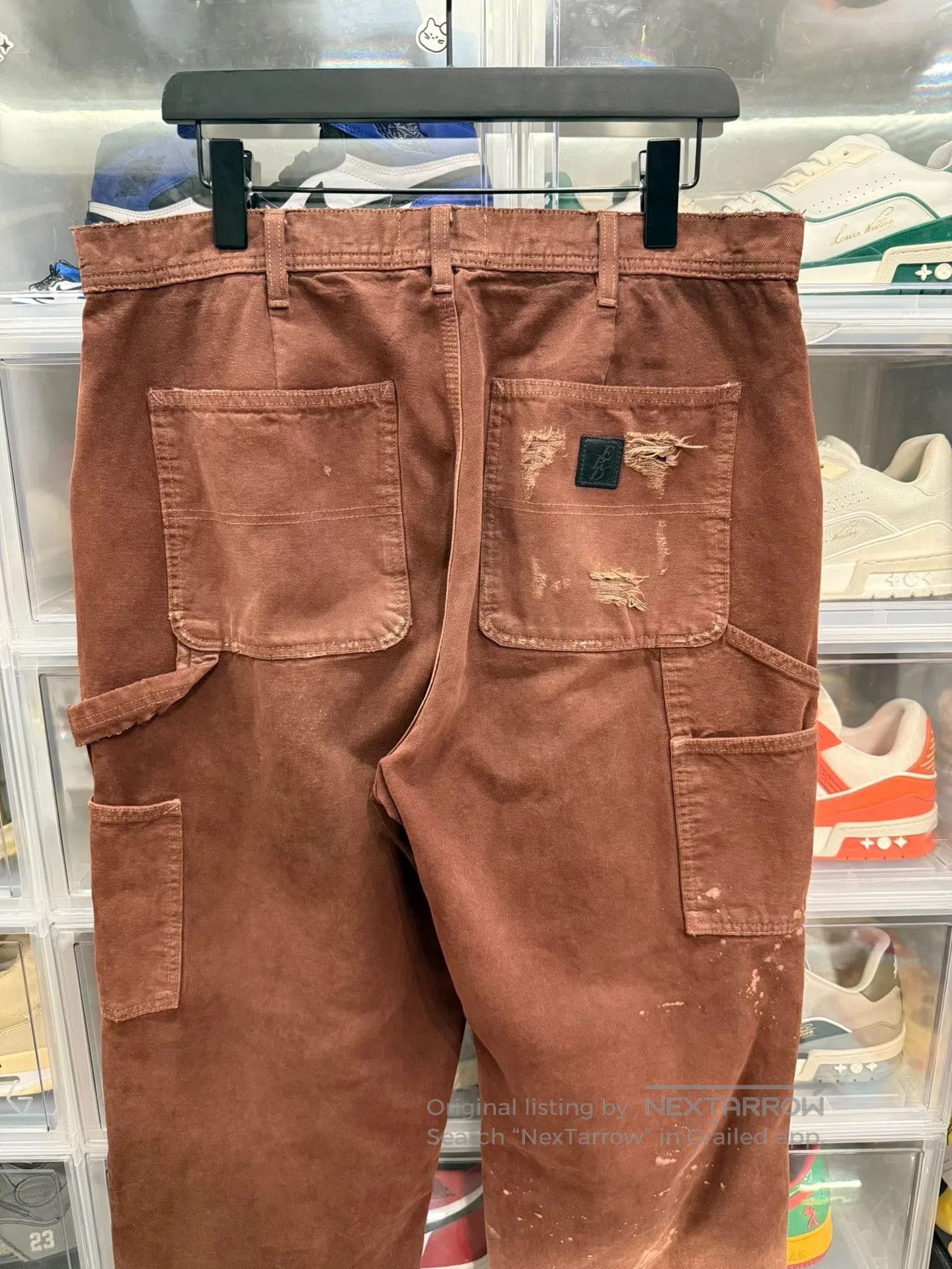 Enfants Riches Deprimes ERD 23FW Distressed Safety Pin Cargo Pants. Size US 34 / EU 50 - 4 Thumbnail