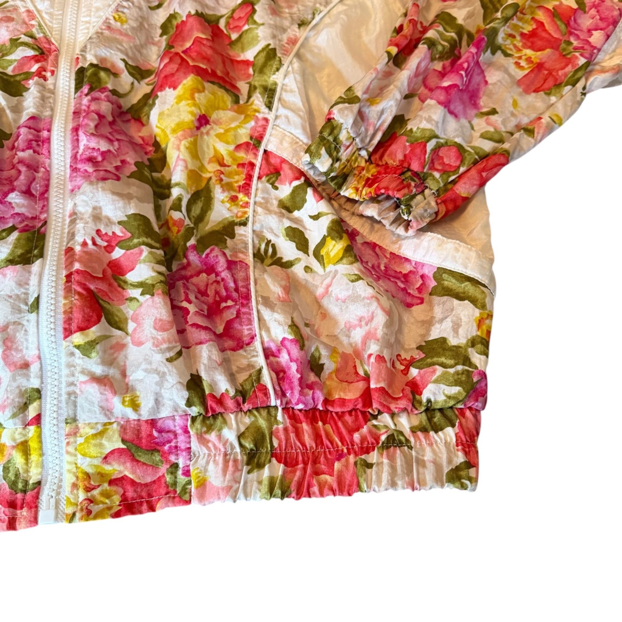 Vintage Vintage Lavon Novelty Spring Floral Print Windbreaker Size L / US 10 / IT 46 - 4 Thumbnail