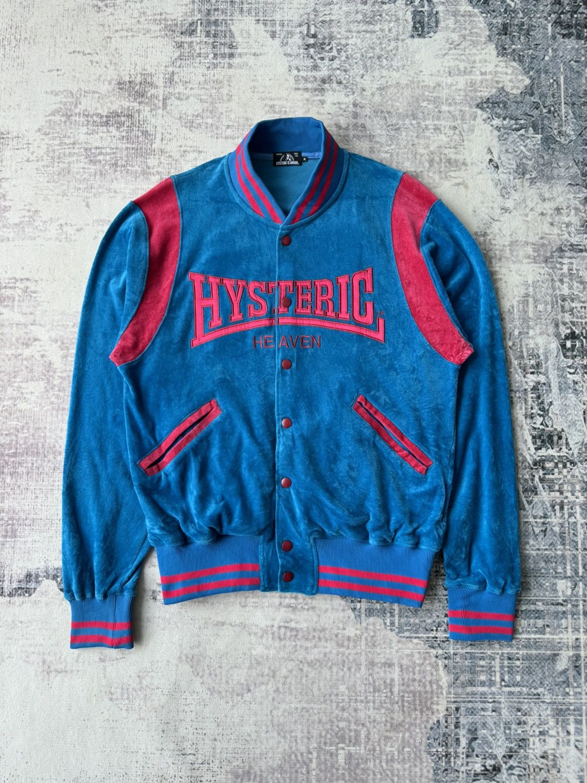 Hysteric Glamour Vintage Hysteric Glamour Heaven Fleece Varsity Jacket Size US M / EU 48-50 / 2 - 1 Thumbnail