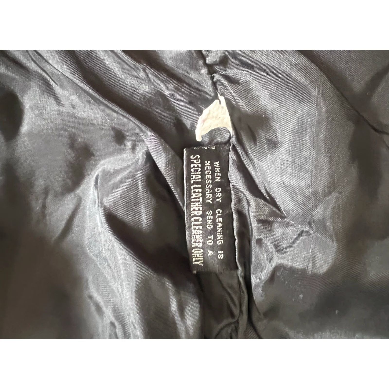 Ben Sherman VINTAGE Bermans Leather Jacket Woman Motorcycle Fringe Lace Up Back Cuffs M Cropped Black Size M / US 6-8 / IT 42-44 - 8 Thumbnail