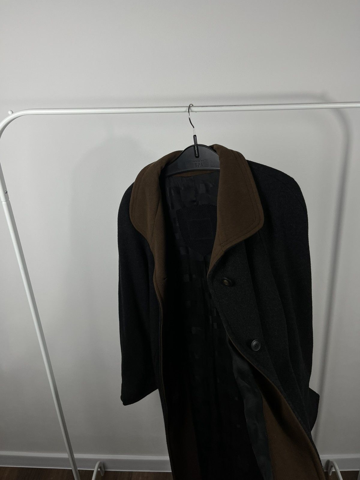 Other Women’s Wool Cashmere Long Coat Dark Grey Size UK 42 Size L / US 10 / IT 46 - 10 Thumbnail