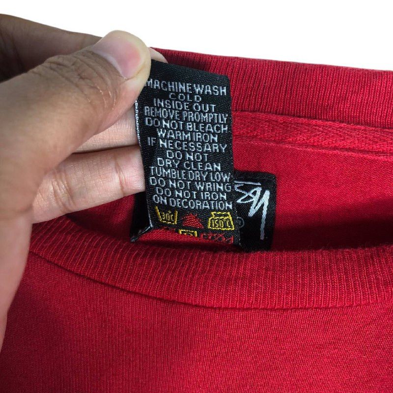 Stussy Vintage "Stussy" Increase The Peace Long Sleeve T-Shirt Size US L / EU 52-54 / 3 - 7 Thumbnail