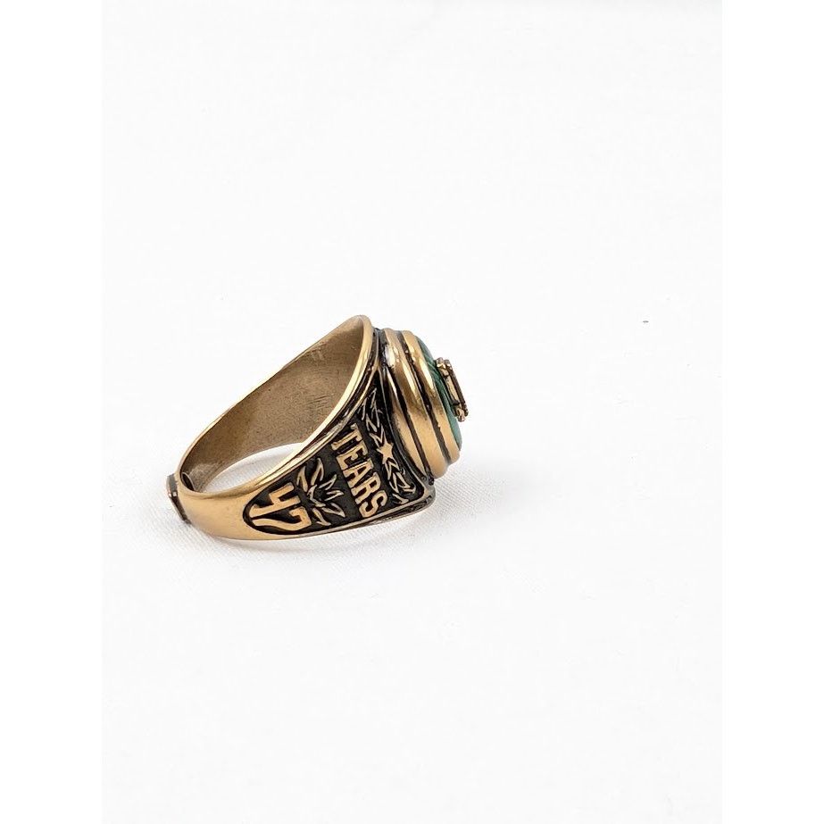DENIM TEARS × Dior o1rshd1 Size: M / MCJ Fashion Jwl Ring in Gold/Green Size ONE SIZE - 6 Thumbnail