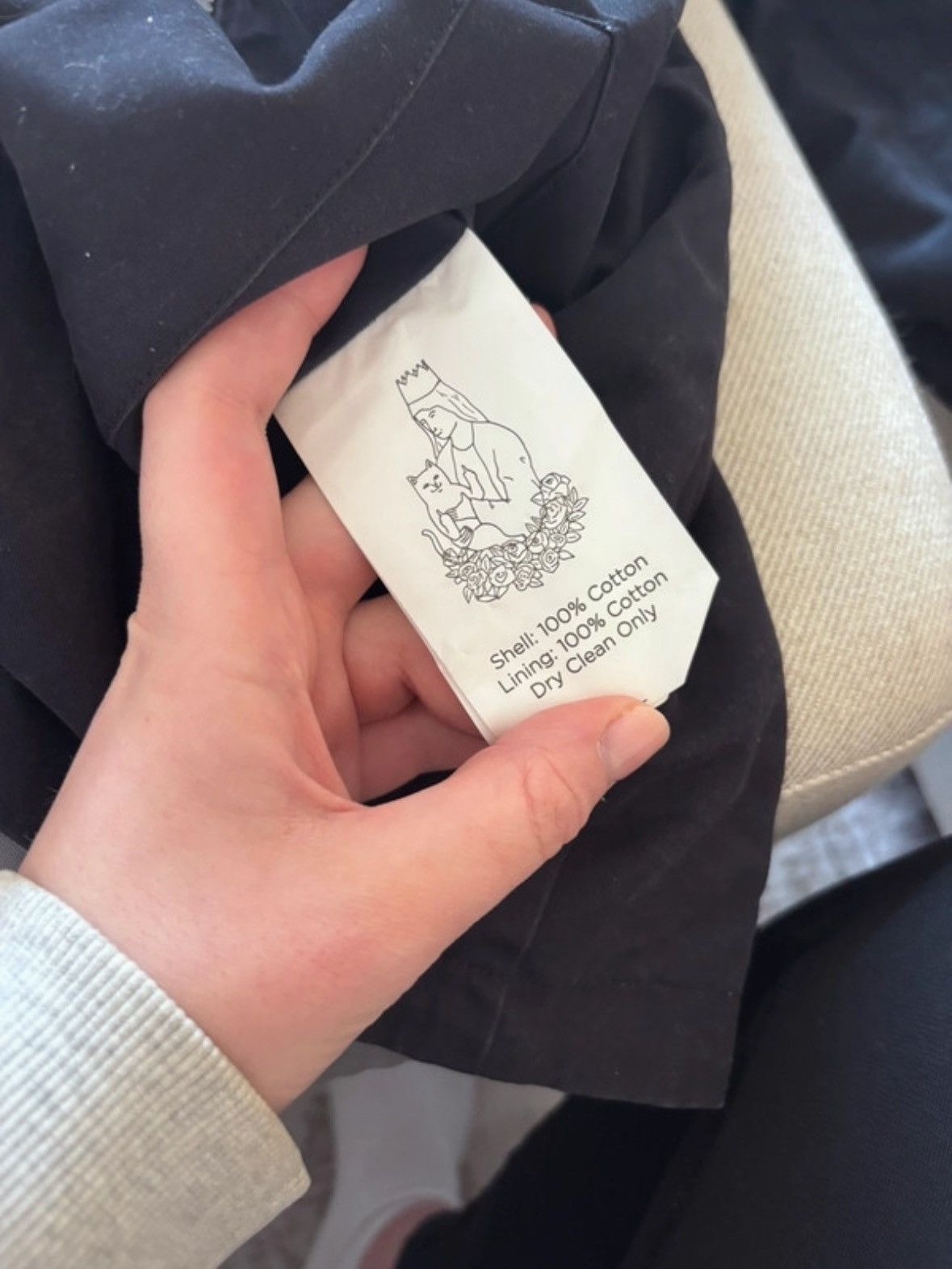 RIPNDIP Ripndip Reversible Suede Jacket Navy/Grey-Neighborhood Watch Size US M / EU 48-50 / 2 - 2 Thumbnail