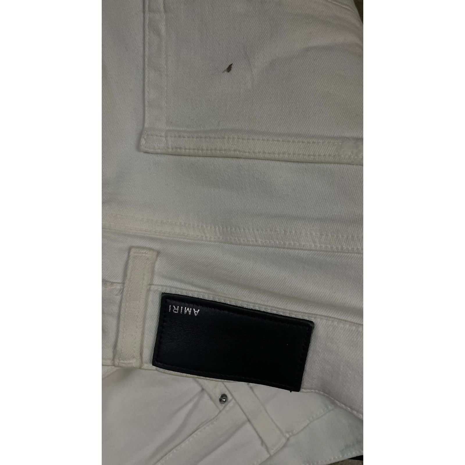 Amiri Amiri Jeans White Black Stripe Used 36 Size US 36 / EU 52 - 3 Thumbnail