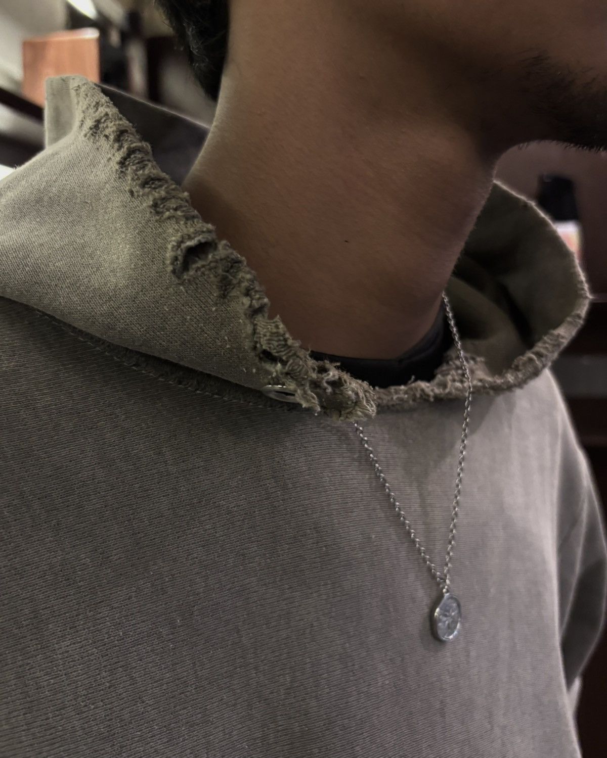 Champion 80s Champions Reverse Weave Distressed Faded Grey Hoodie Size US M / EU 48-50 / 2 - 8 Thumbnail