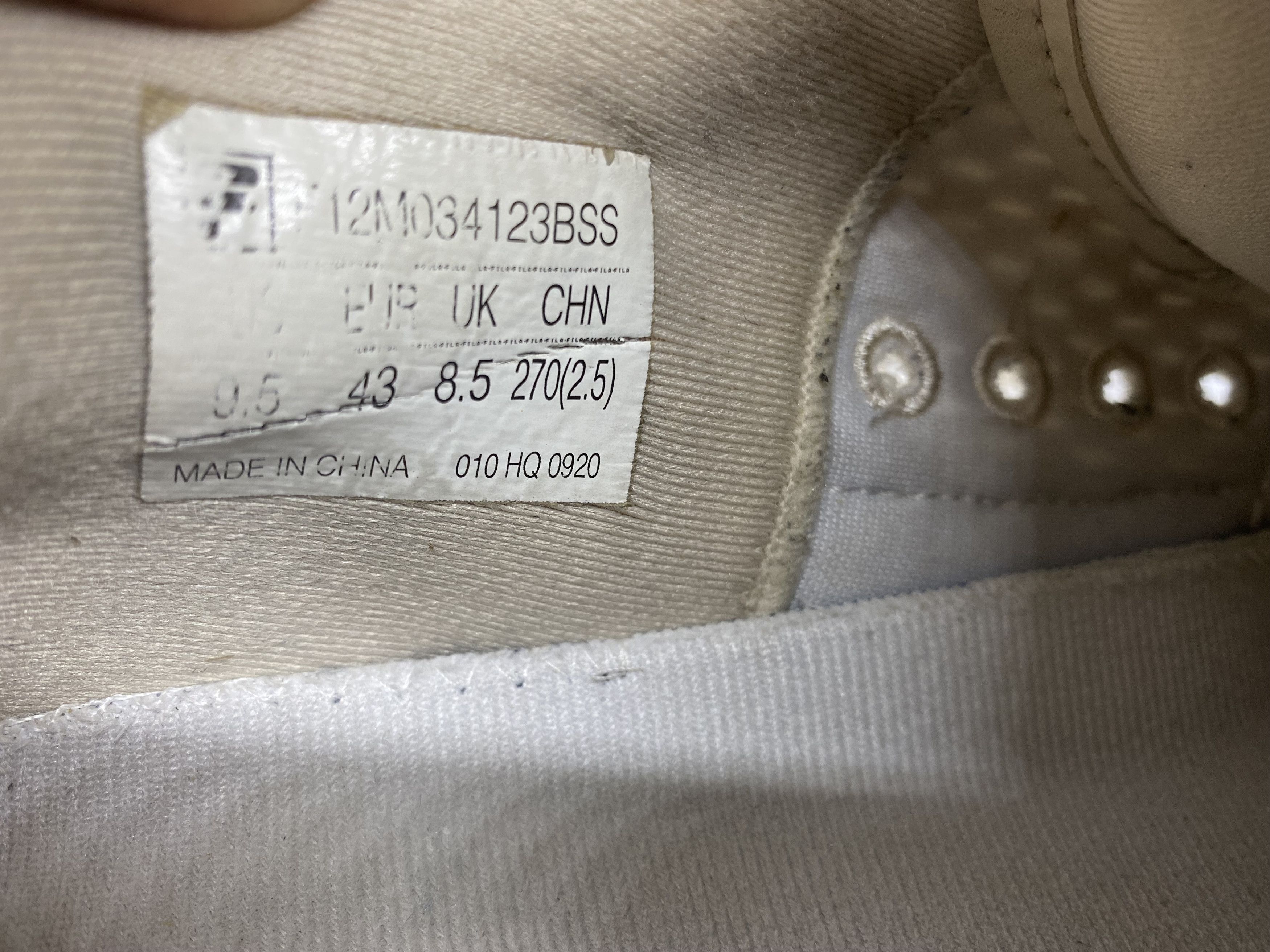Fila × Maison MIHARA YASUHIRO Fila x MAISON MIHARA YASUHIRO Low Gs Skate Shoes Sneakers Size US 9.5 / EU 42-43 - 10 Thumbnail
