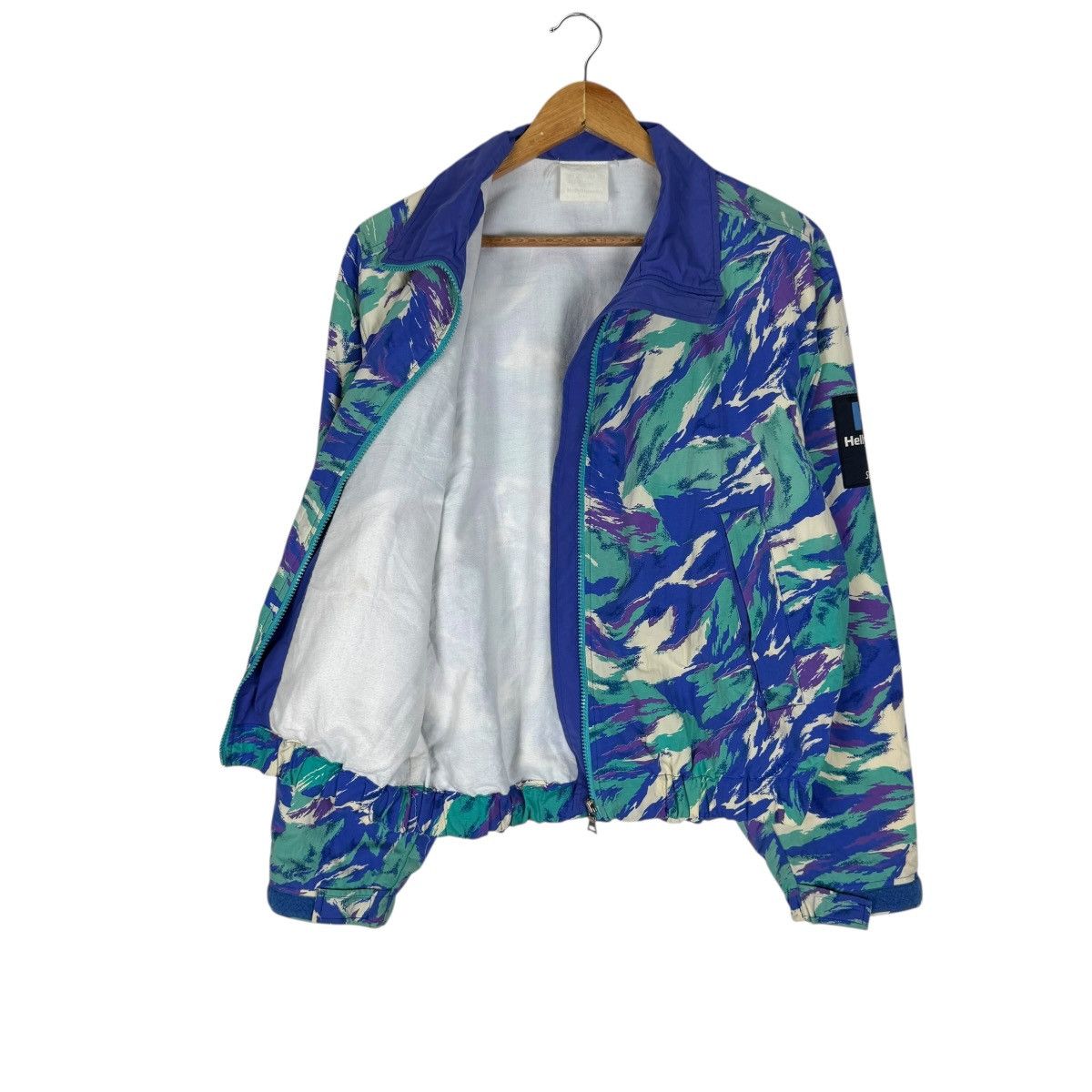 Helly Hansen 🌟VINTAGE 90s HELLY HANSEN WINDBREAKER CAMO JACKET Size US M / EU 48-50 / 2 - 7 Thumbnail