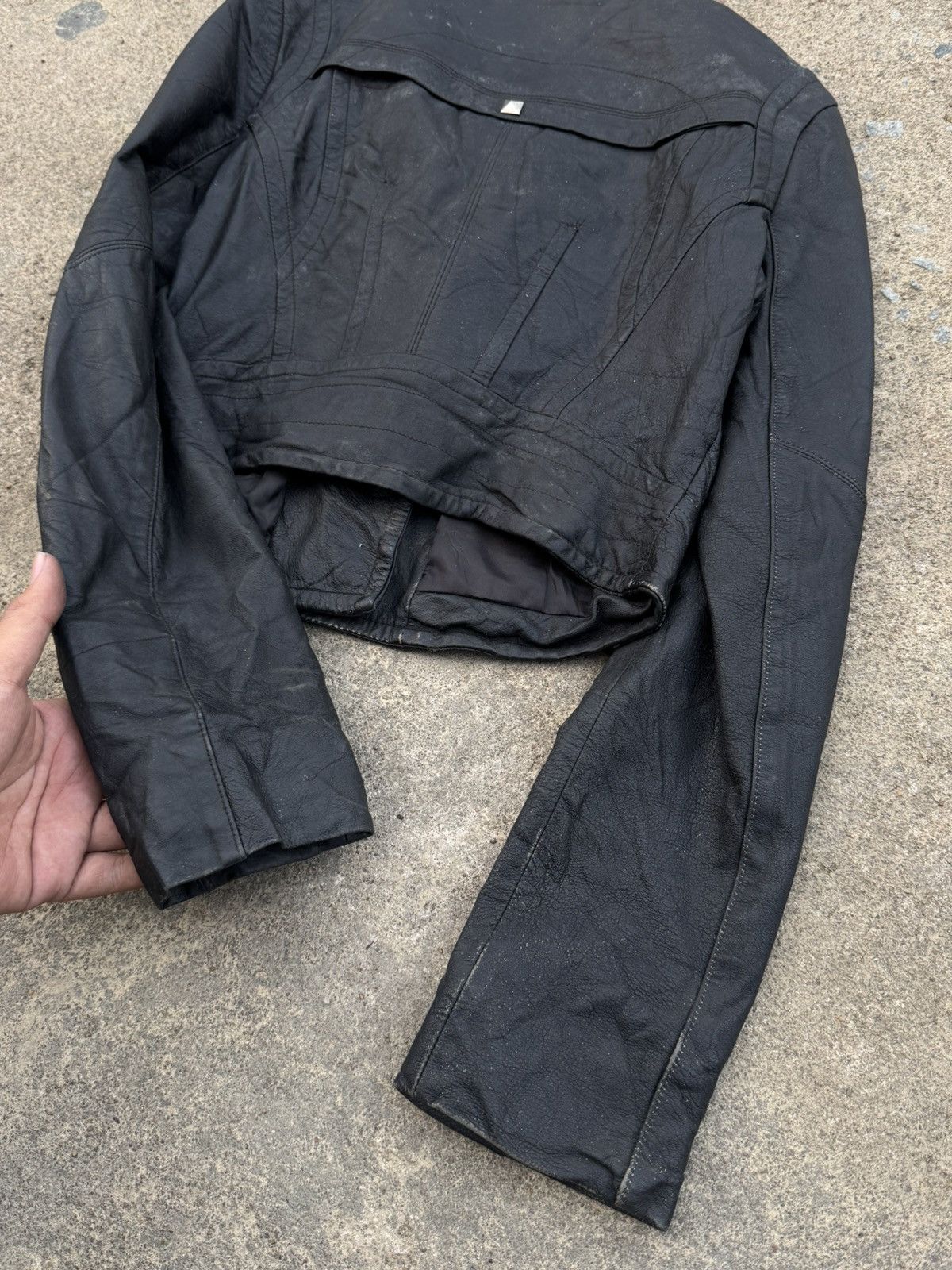 Ekam Leather Biker Jacket Japanese Brand Asymmetrical 14th Styled Size US S / EU 44-46 / 1 - 9 Thumbnail