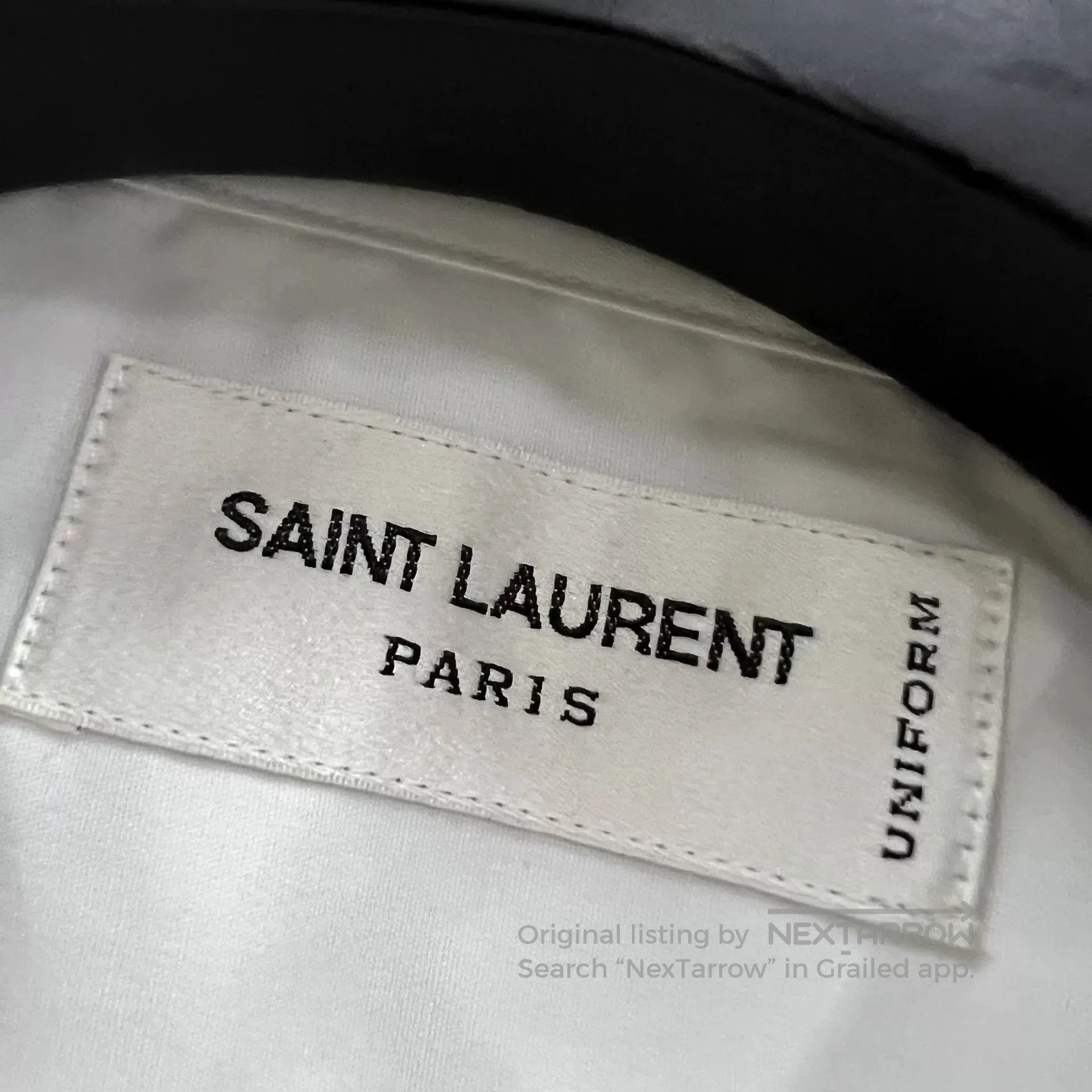 Saint Laurent Paris saint laurent white long sleeve shirt. Size US M / EU 48-50 / 2 - 3 Thumbnail