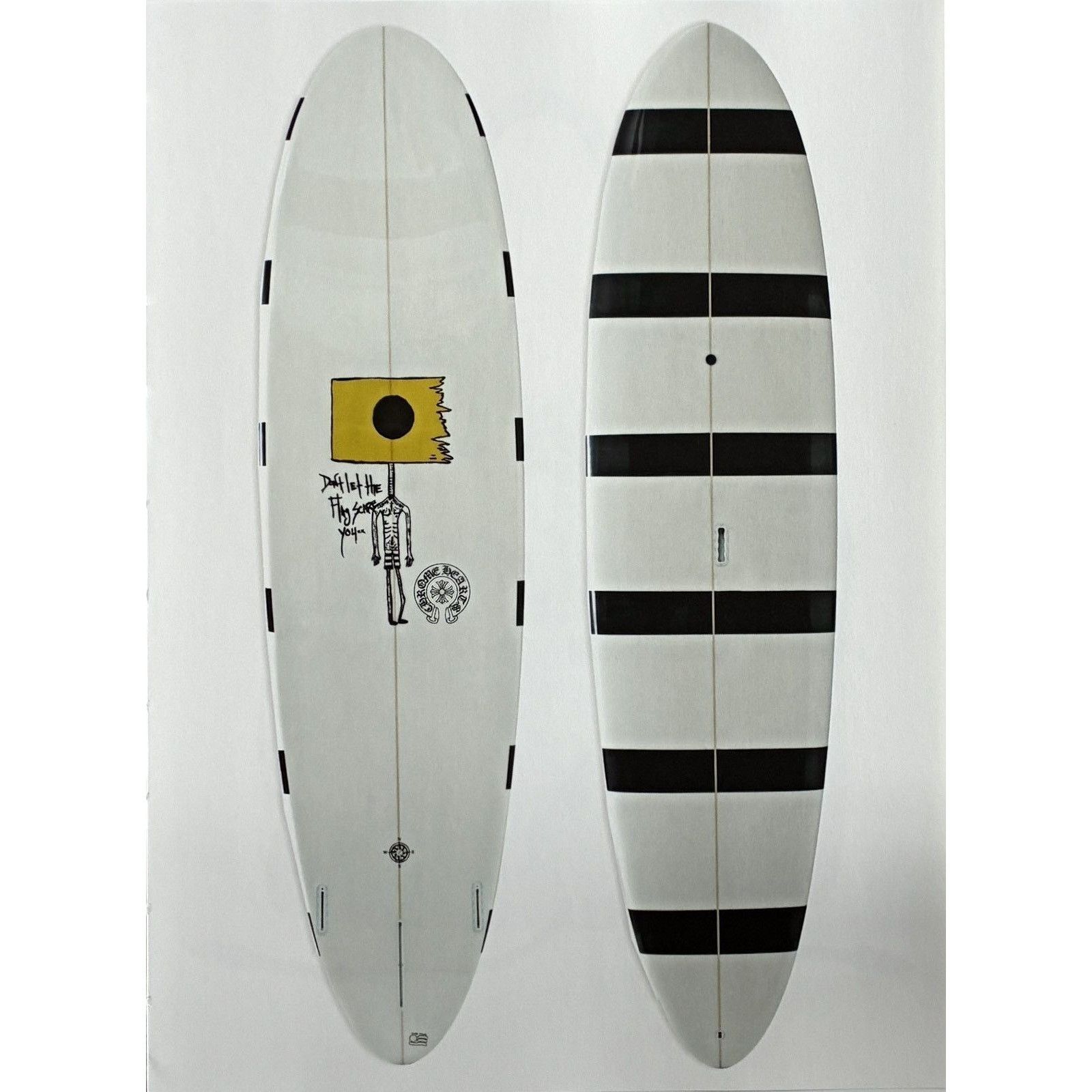 Chrome Hearts × Japanese Brand × Vintage Chrome Hearts surfboard photo 9x11 Framed poster Size ONE SIZE - 2 Thumbnail