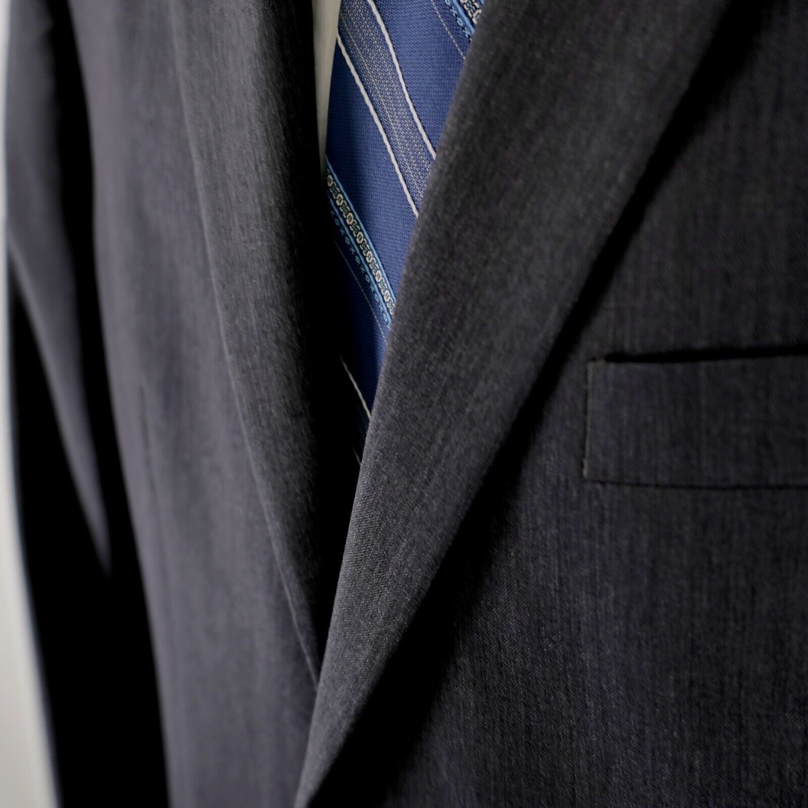 Calvin Klein Calvin Klein Wool Gray 2 Button 2 Piece Suit 42L 36/32 High Size 42L - 5 Thumbnail