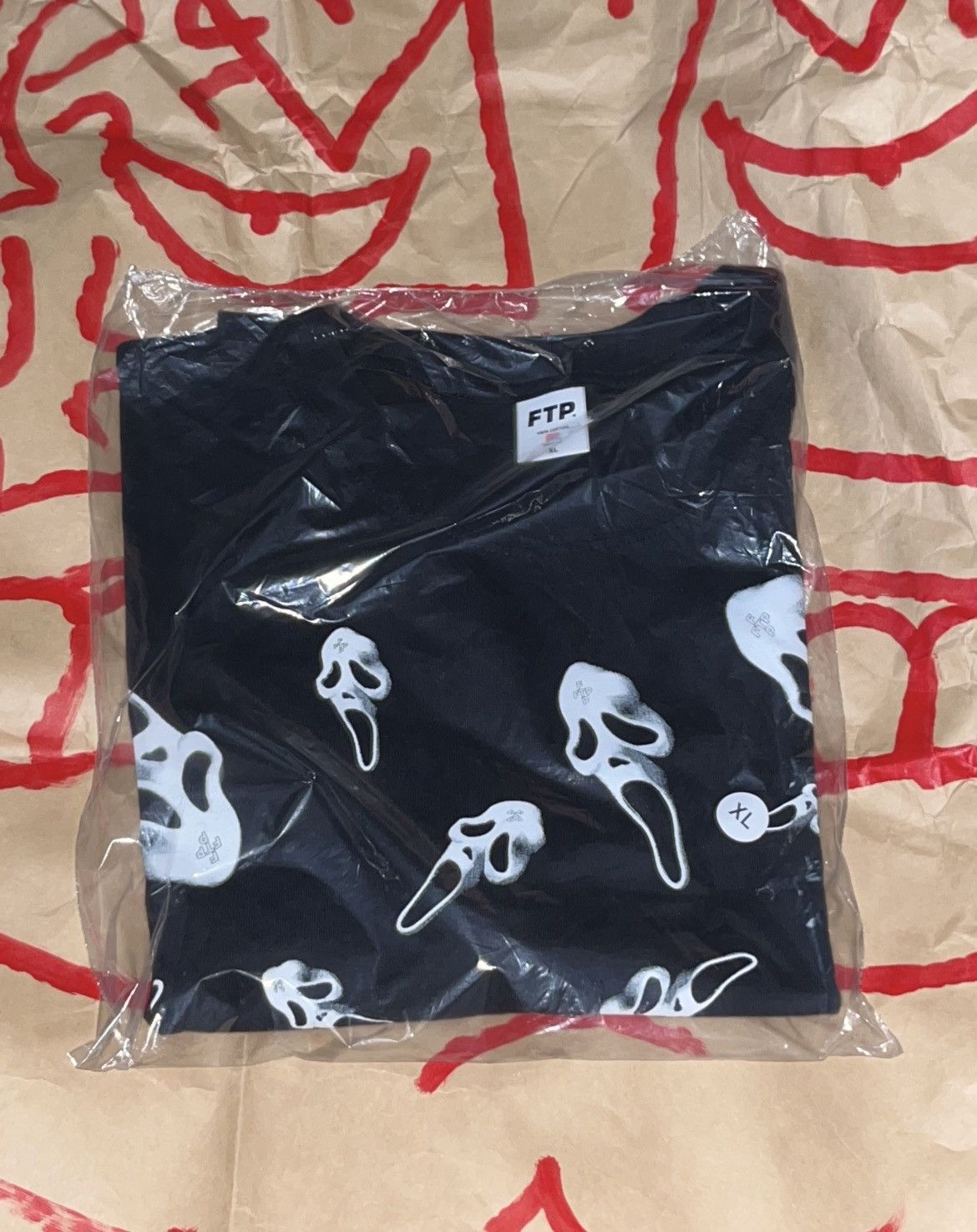 Fuck The Population FTP Ghostface Masks Tee Shirt Black XL Size US XL / EU 56 / 4 - 2 Thumbnail