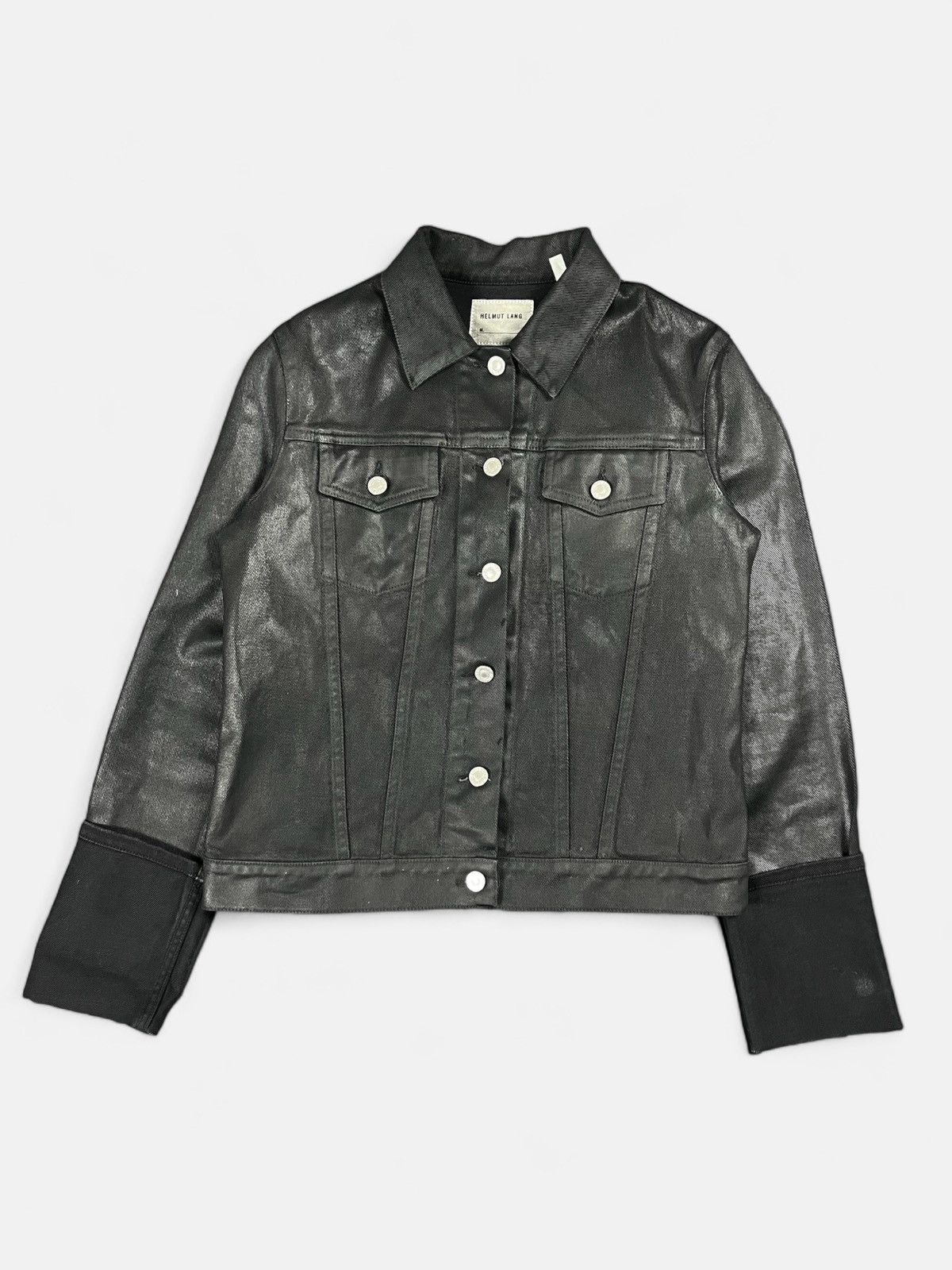Helmut Lang Coated Denim Jacket | Grailed
