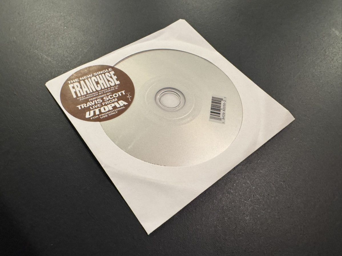 Travis Scott Travis Scott Franchise CD Promo Single Tour White Brown Size ONE SIZE - 1 Thumbnail