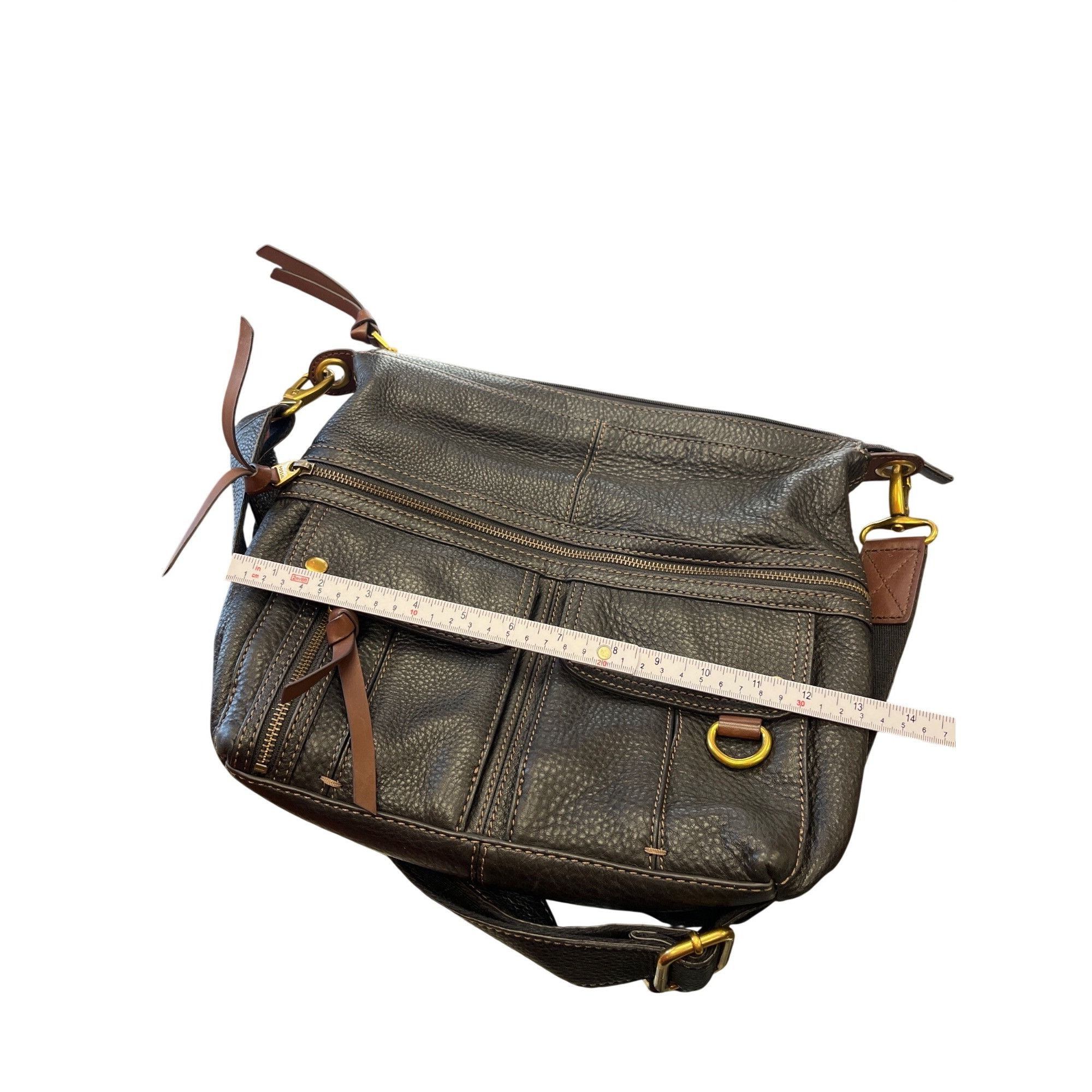 Fossil fossil Vintage wms brown leather messenger crossbody shoulde Size ONE SIZE - 20 Thumbnail