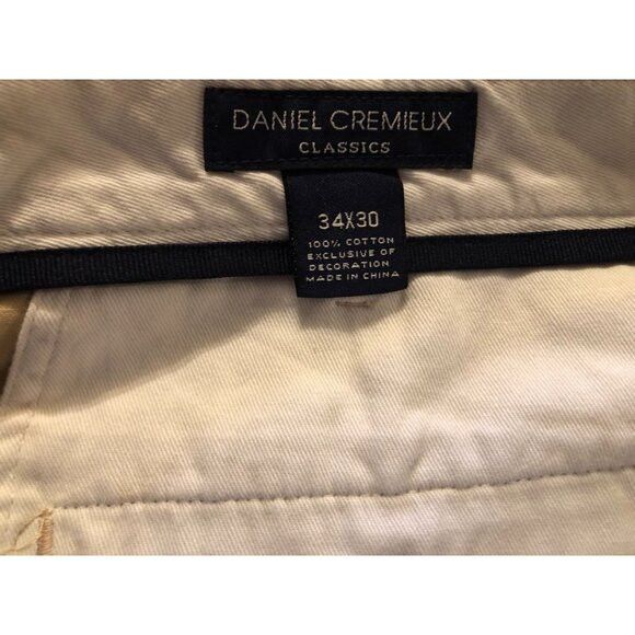 Daniel Cremieux daniel cremieux mens new 100%cotton chino casual pants 34/30 Size US 34 / EU 50 - 5 Thumbnail