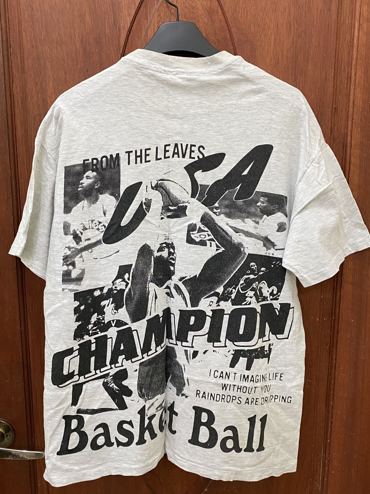 NBA Vintage Tee From The Leaves USA Basketball Champion Size US XL / EU 56 / 4 - 3 Thumbnail