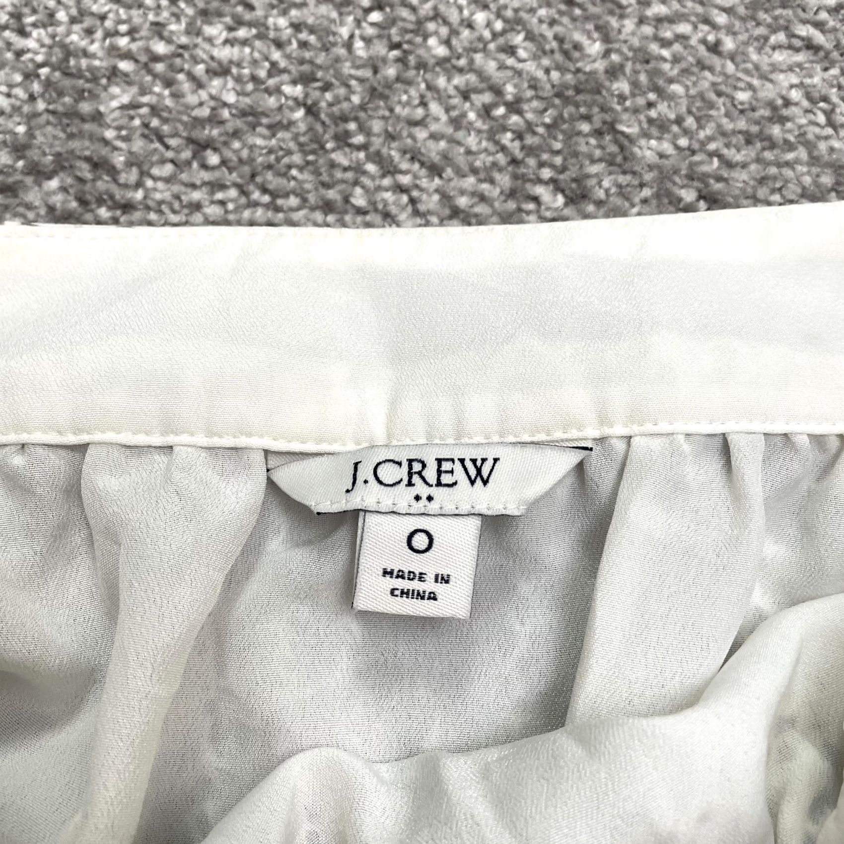 J.Crew J. Crew Snake Skin Pleated Midi Skirt Womens 0 White Gray Animal Print Lined Size 25" / US 0 / IT 36 - 4 Thumbnail