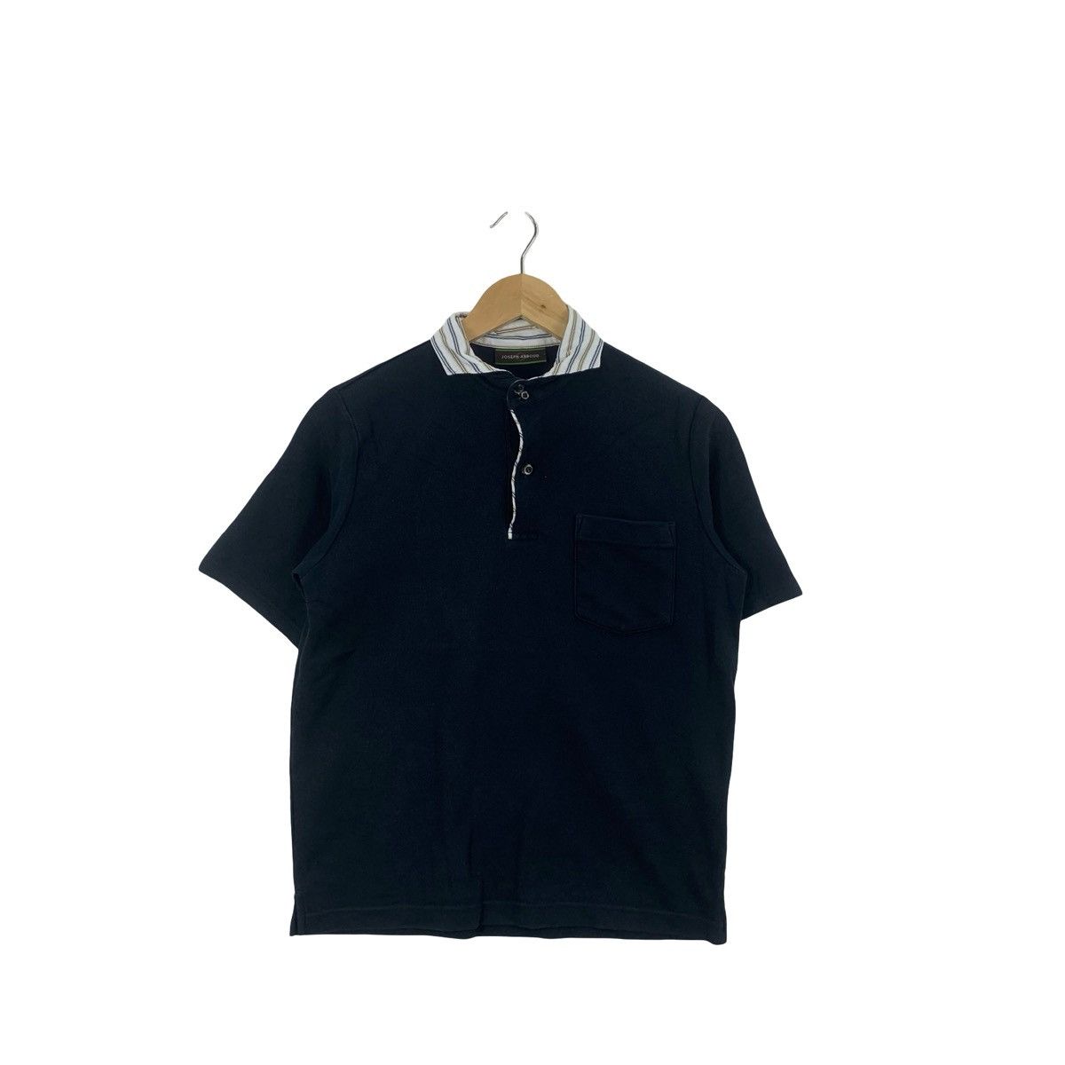 Joseph Abboud JOSEPH ABBOUD Stripe Collar Design Tee Shirt Top Polo Size US L / EU 52-54 / 3 - 1 Thumbnail