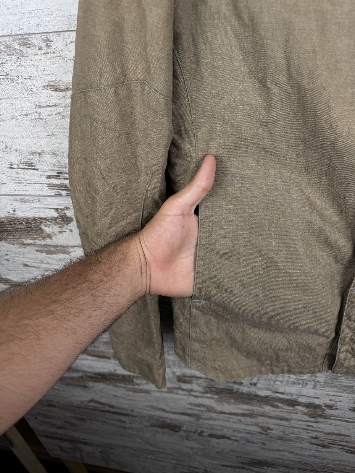 G-Star Vintage G Star Raw COMIC OVERSHIRT linen jacket military lin Size US M / EU 48-50 / 2 - 9 Thumbnail