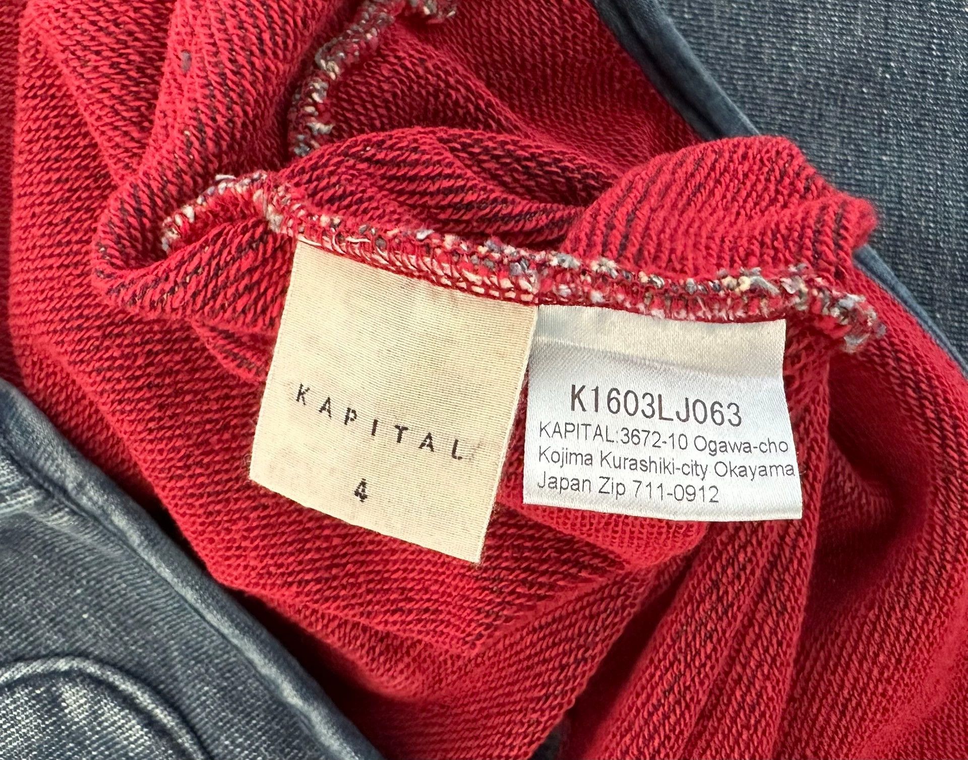 Kapital Kountry KAPITAL KOUNTRY embroidered paint-washed jacket Size L / US 10 / IT 46 - 3 Thumbnail