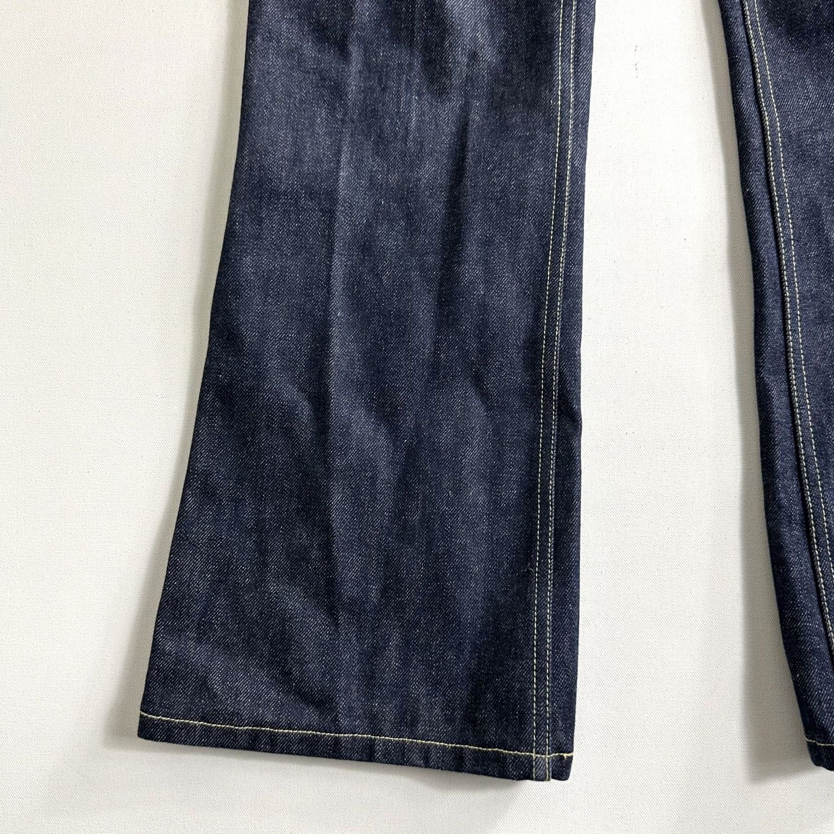 Tommy Hilfiger VINTAGE TOMMY HILFIGER Jeans Bootcut Low Rise 9 Women's Dark wash Stretch Size 30" / US 8 / IT 44 - 7 Thumbnail