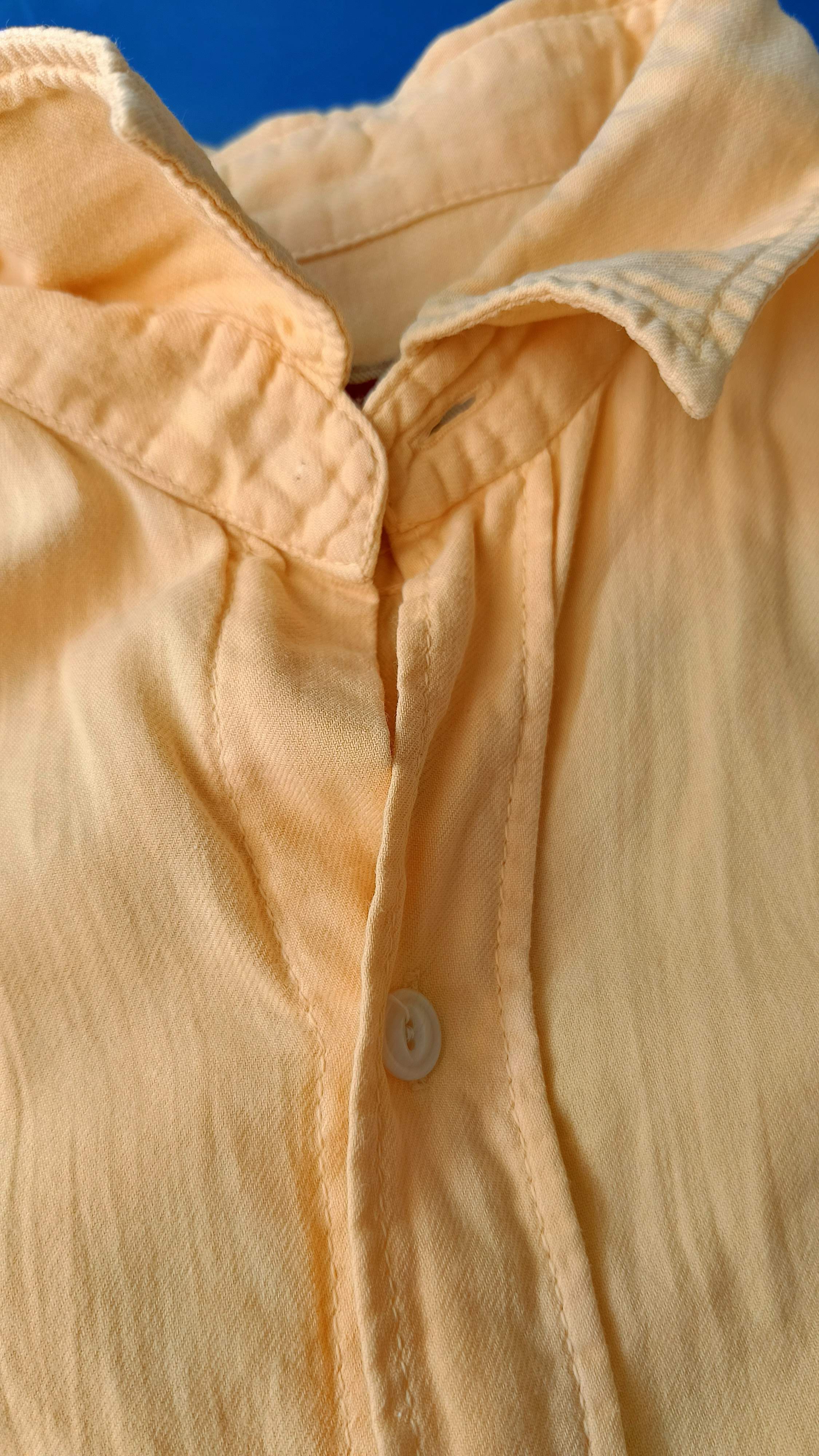 45rpm 45RPM studio by R 90's solid yellow Japan shirt small sz3 Size S / US 4 / IT 40 - 13 Thumbnail