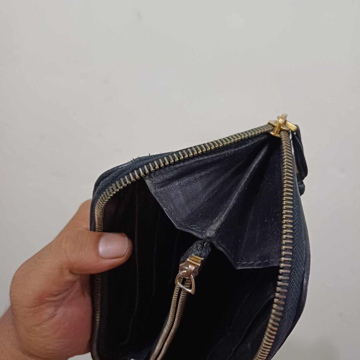 Bottega Veneta Bottega Veneta Intrecciato Black Bifold Long Wallet Size ONE SIZE - 6 Thumbnail
