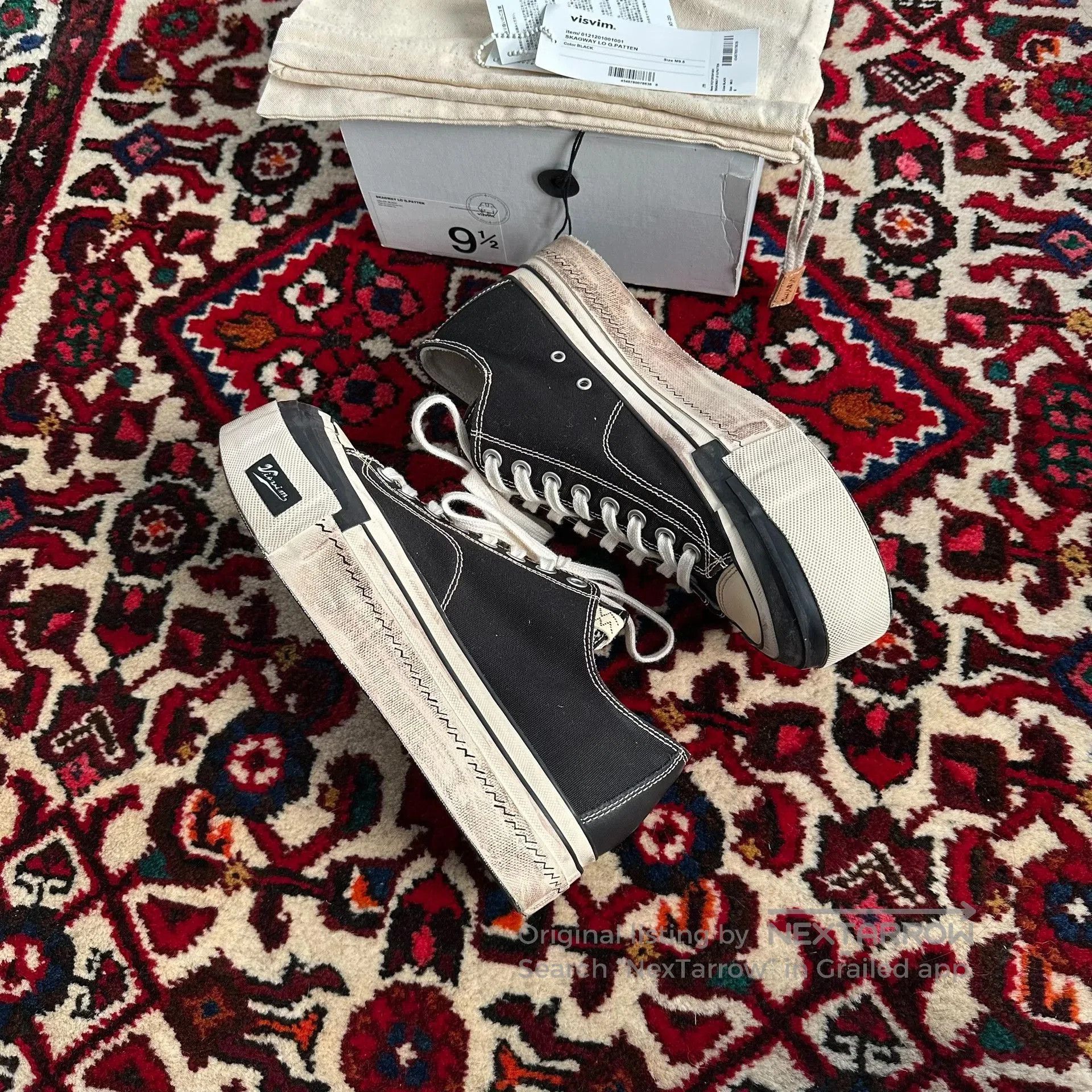 Visvim visvim skagway canvas shoes size 9.5. Size US 9.5 / EU 42-43 - 5 Thumbnail