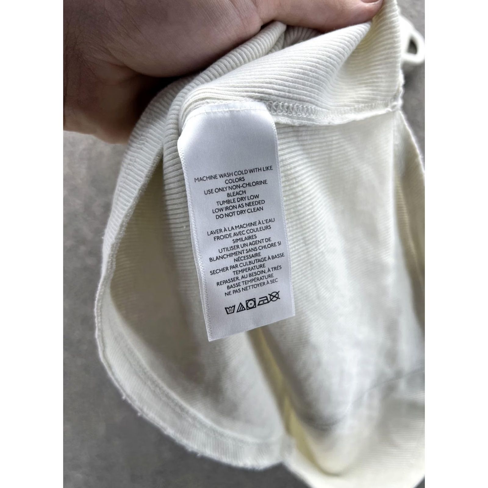 Free People Free People Tank Woman Large White Cropped Crew Neck Knit Jersey We The Free Shirt Sleeveless Casual Summer Womens Size L / US 10 / IT 46 - 2 Thumbnail