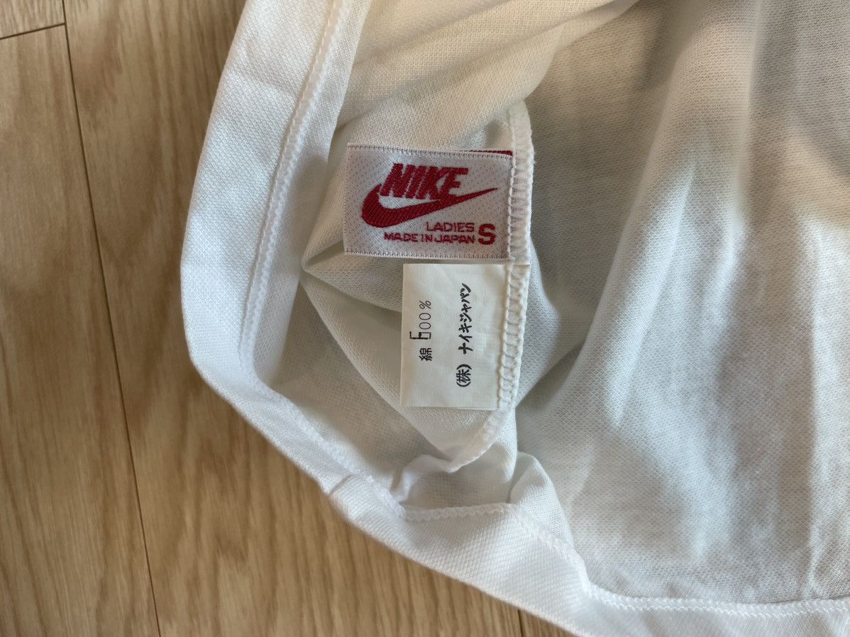 Nike Nike Blue Tag Japan Edition 80’s Vintage Polo Pique T-shirt Size S / US 4 / IT 40 - 5 Thumbnail