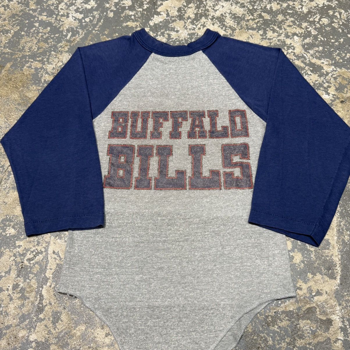NFL Vintage Buffalo Bills NFL Logo 7 Baby Tshirt 70s 80s Size US XXS / EU 40 - 9 Thumbnail
