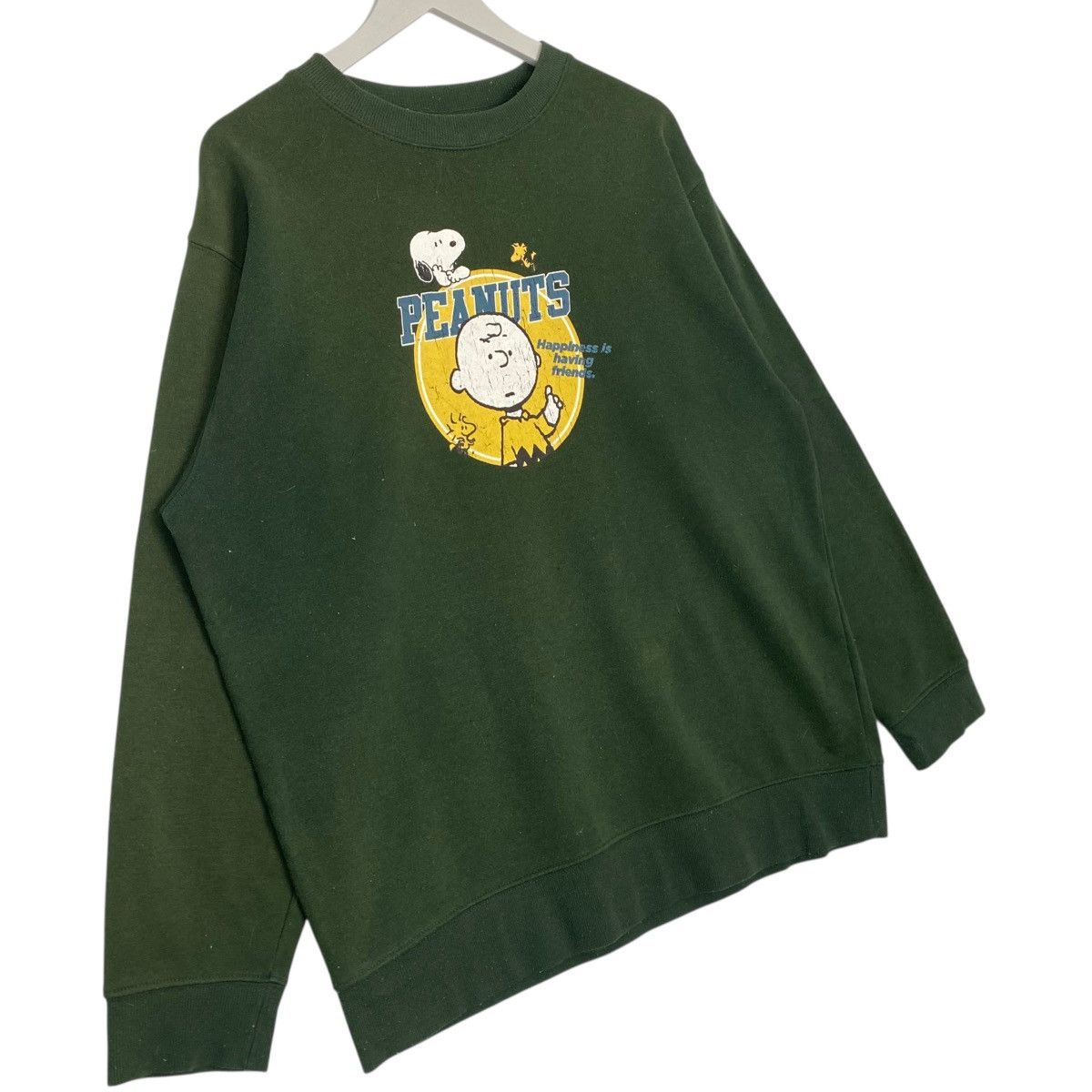 Other Vintage Peanuts Uniqlo Crewneck Sweatshirt Green Size LL Size US L / EU 52-54 / 3 - 3 Thumbnail