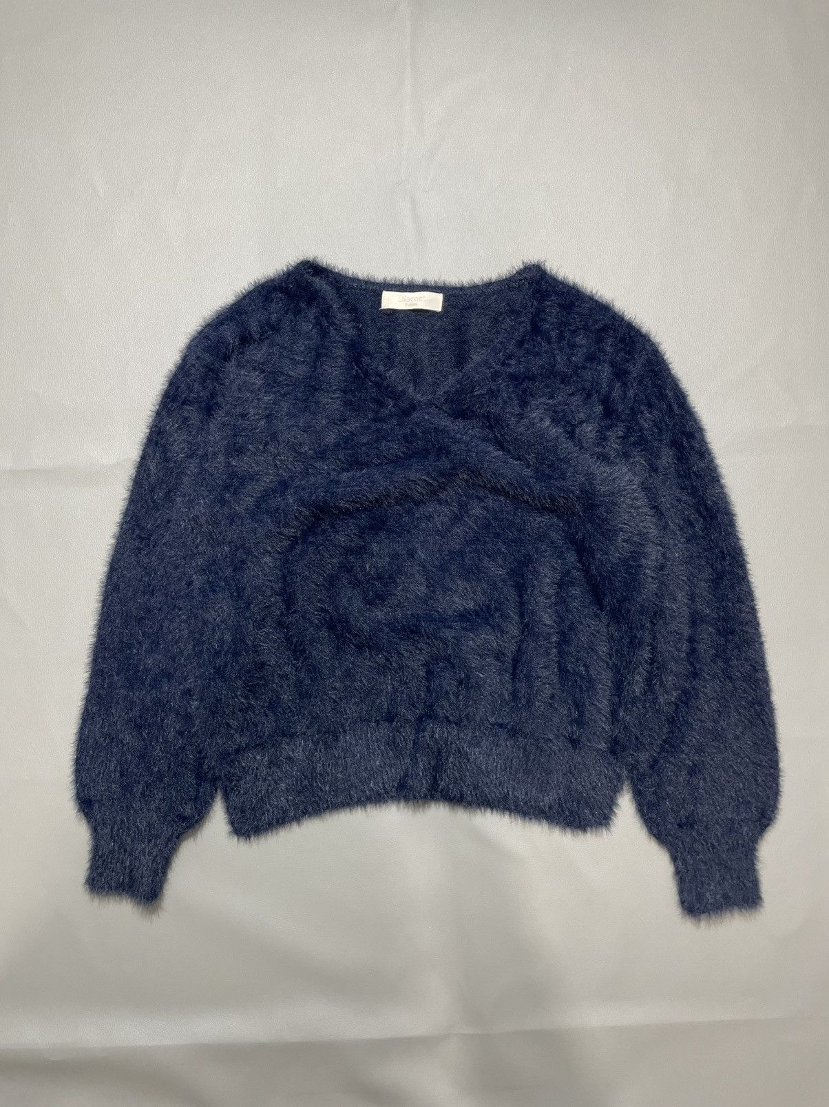 Discoat - Fuzzy Mohair Sweaters Navy