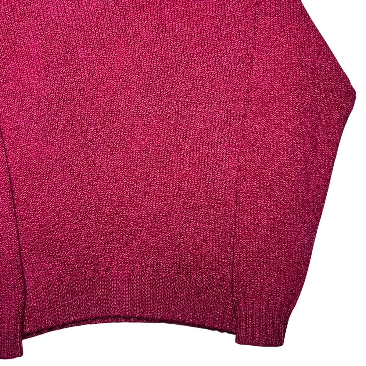 Polo Ralph Lauren Vintage Polo Ralph Lauren Red Cotton Knit Pullover Sweater Size US L / EU 52-54 / 3 - 17 Thumbnail