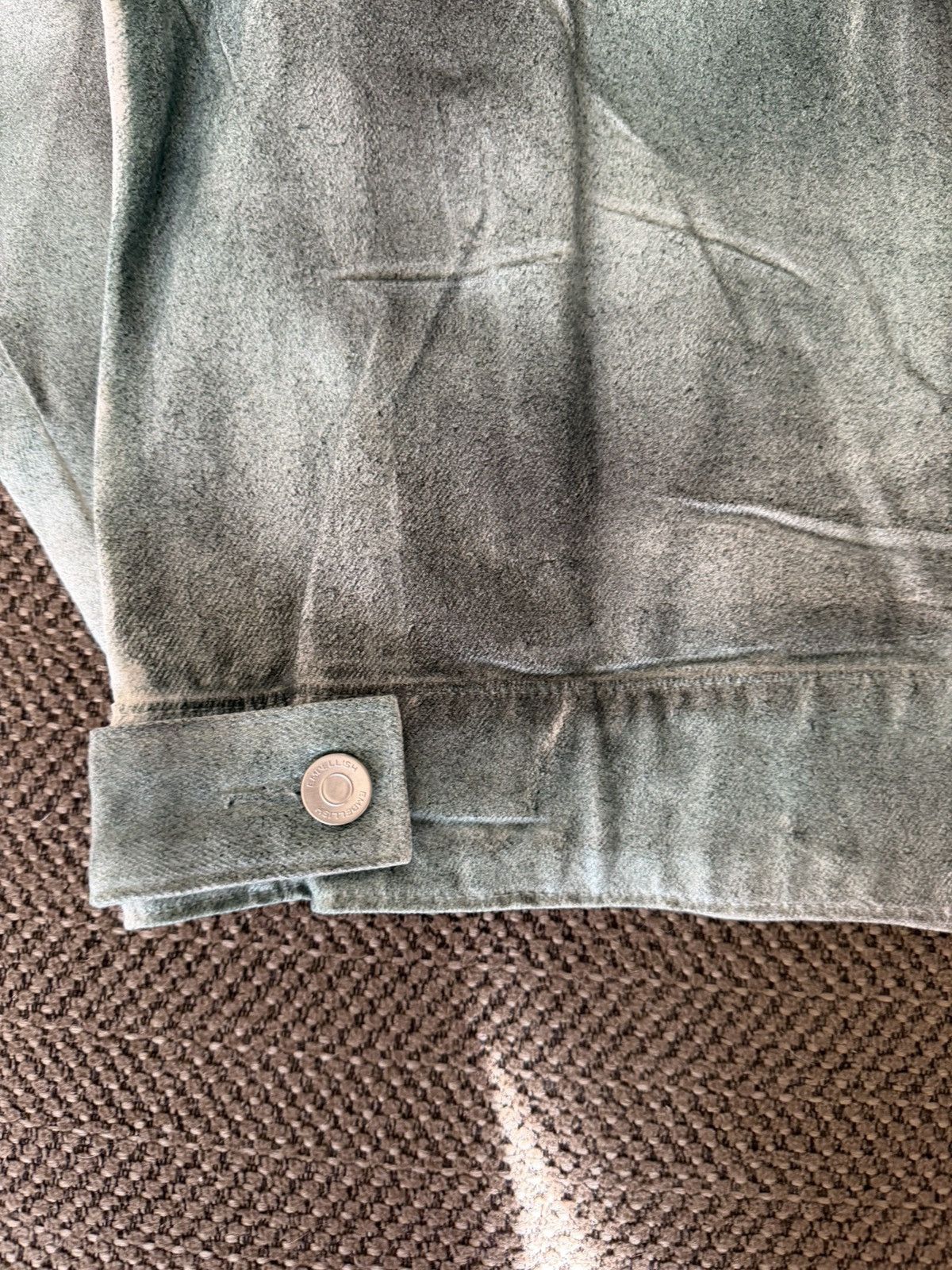 Embellish Waxed Denim Trucker Jacket Sz Medium Size US M / EU 48-50 / 2 - 6 Thumbnail