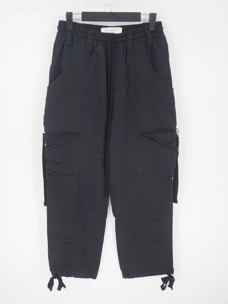 Song For The Mute Song For The Mute black ribbon trouser Size US 32 / EU 48 - 1 Thumbnail