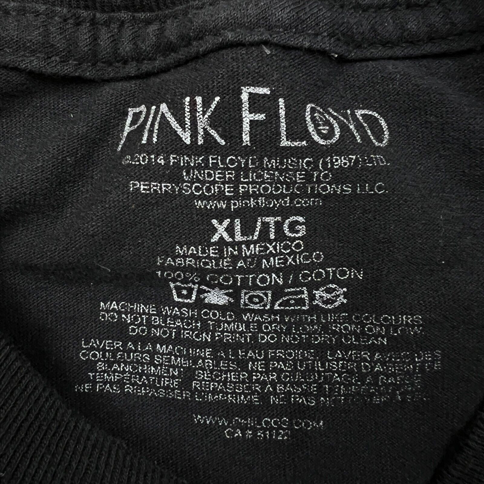 Band Tees × Pink Floyd × Vintage 2014 Pink Floyd T Shirt XL Dark Side of The Moon Band Tee Size US XL / EU 56 / 4 - 5 Thumbnail