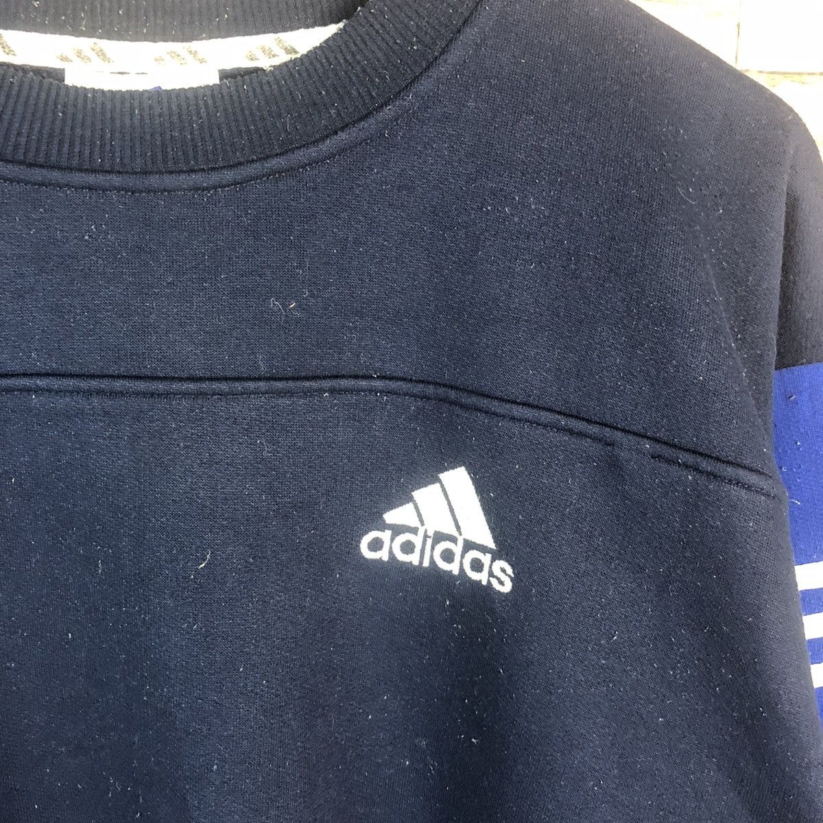 Adidas × Vintage Adidas Dark Blue Sweatshirt #A6 Size US XL / EU 56 / 4 - 9 Thumbnail