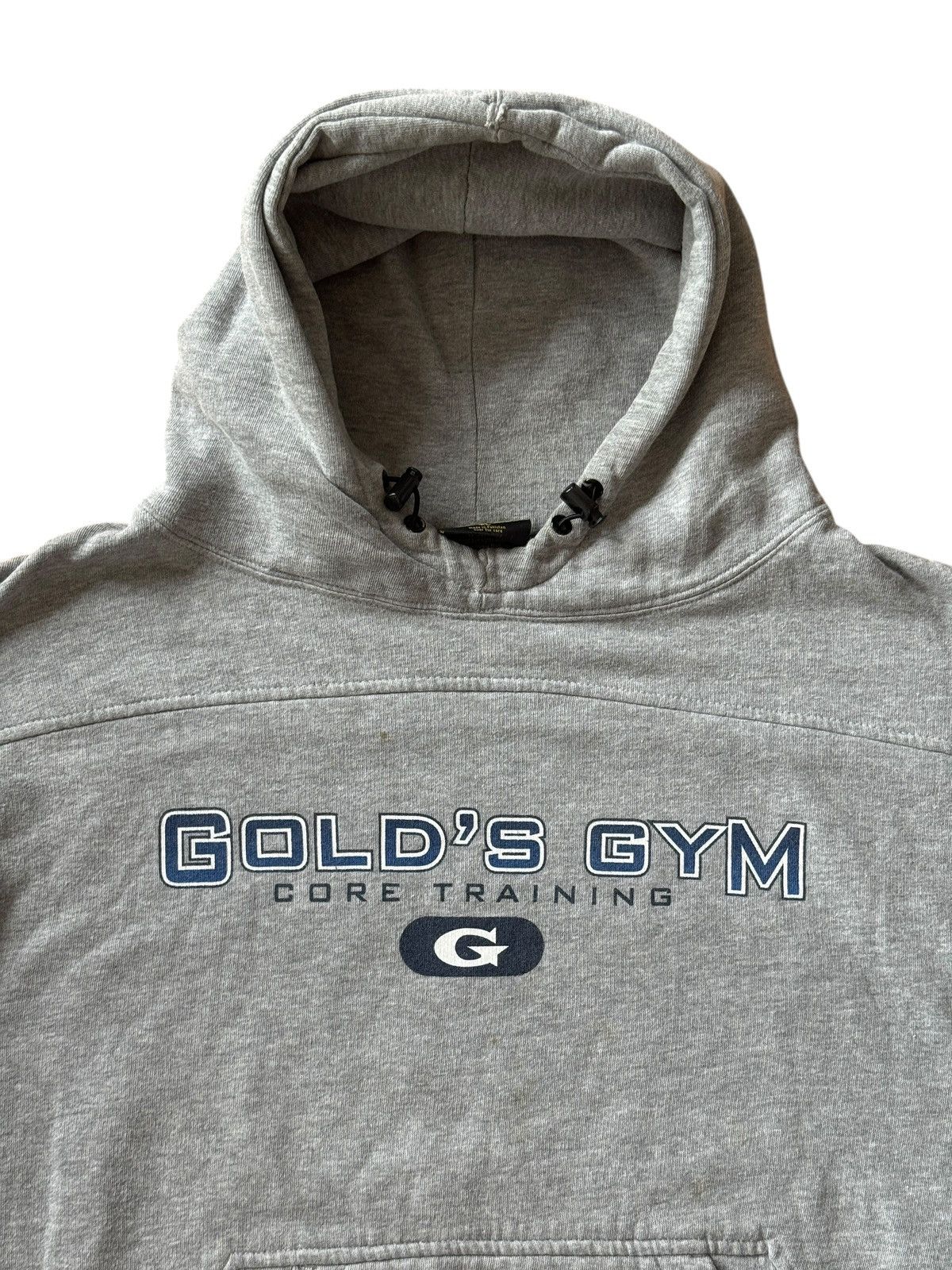 Vintage *RARE* GOLD’S GYM Y2K 00s HOODIE BODYBUILDING TRAINING Size US XL / EU 56 / 4 - 8 Thumbnail