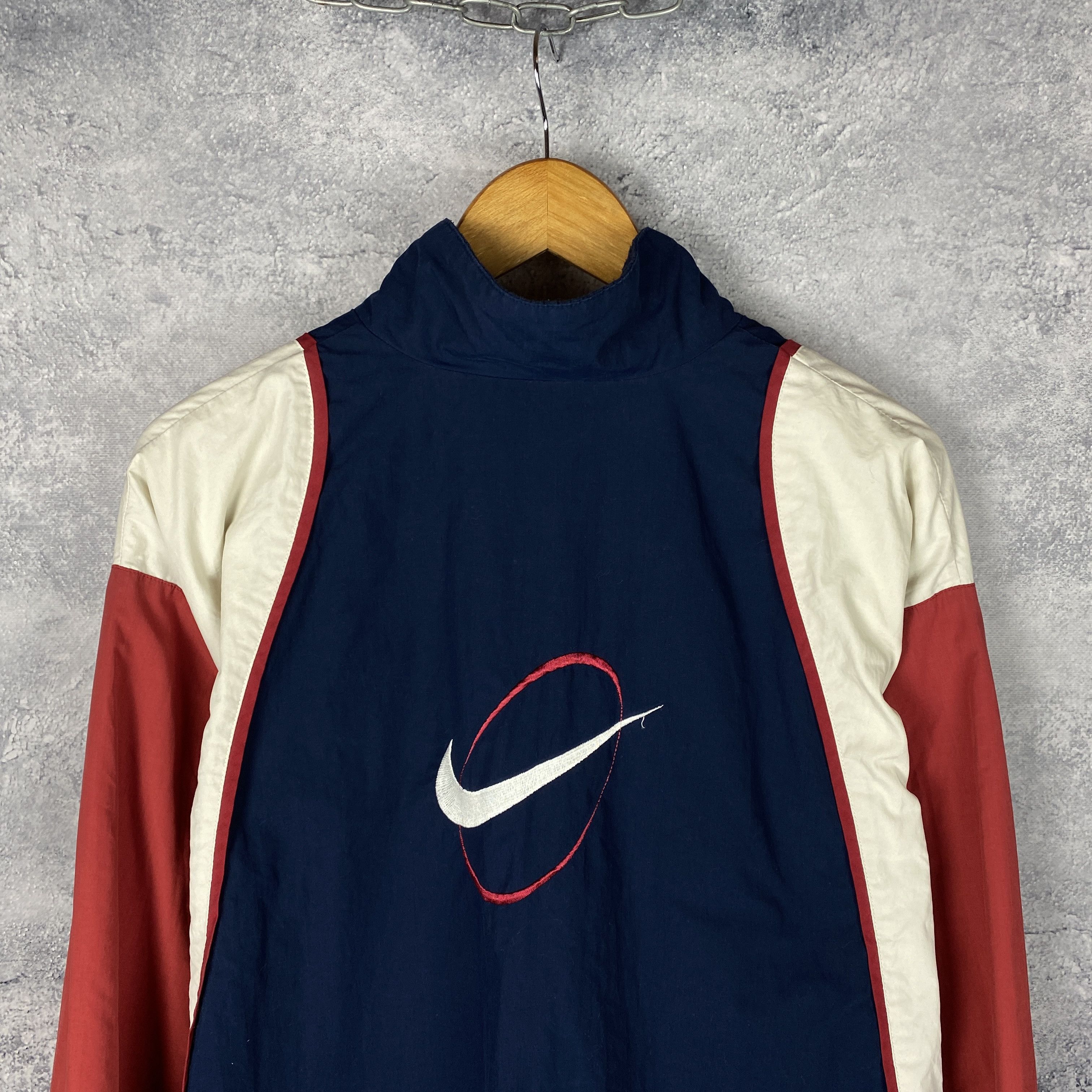 Nike Nike Vintage Track Jacket Men's Size XL Big Swoosh Size US XL / EU 56 / 4 - 9 Thumbnail