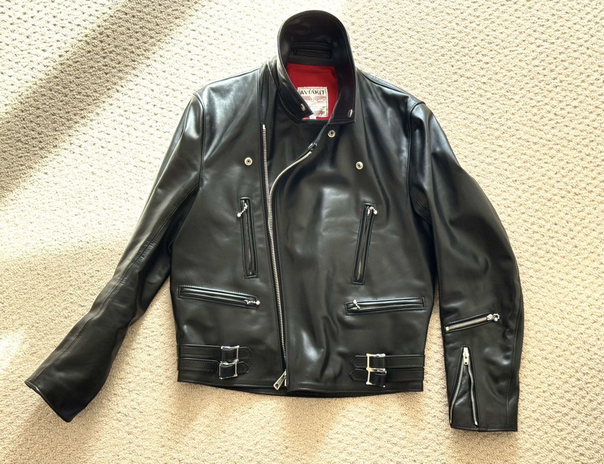 Lewis Leathers Lewis Leathers 391 Lightning Custom Horsehide Black Size 38 Size US XXS / EU 40 - 17 Thumbnail