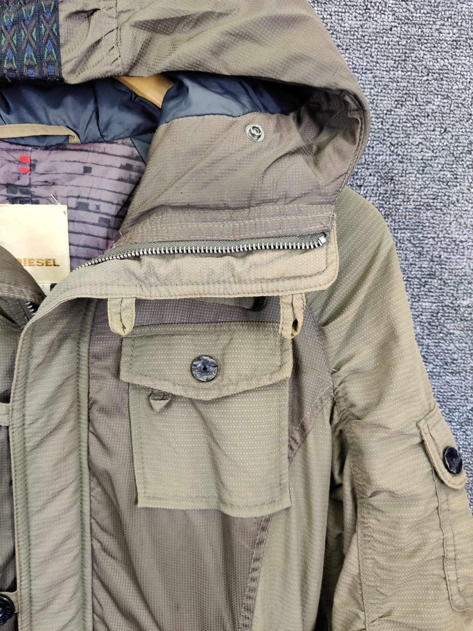 Diesel Vintage Diesel Military Parkas Jacket Sun Faded Size US L / EU 52-54 / 3 - 5 Thumbnail