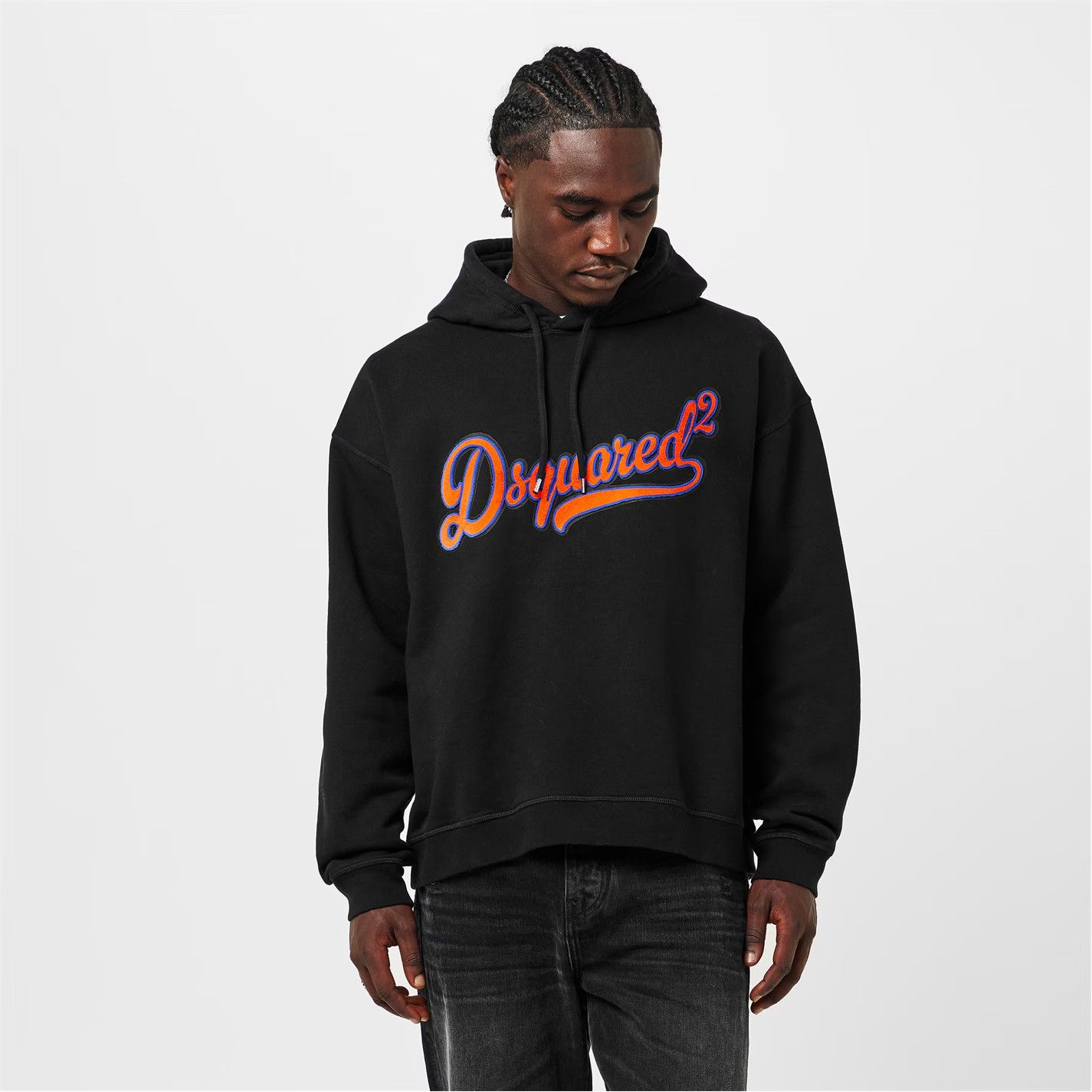 Dsquared2 o1g2r1mq0426 Script Pull Over Hoodie in Black Size US S / EU 44-46 / 1 - 3 Thumbnail