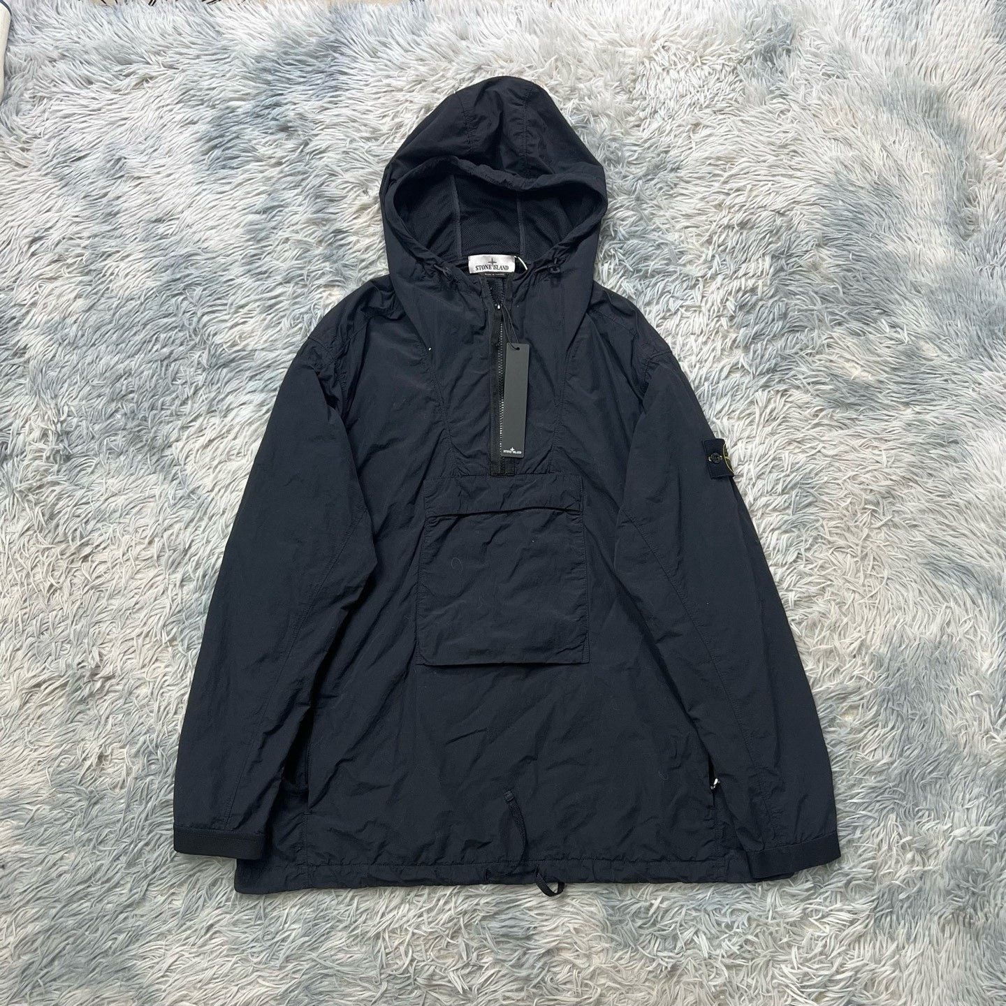 Stone Island Stone Island Black Half-Zip Jacket Size US XL / EU 56 / 4 - 1 Thumbnail